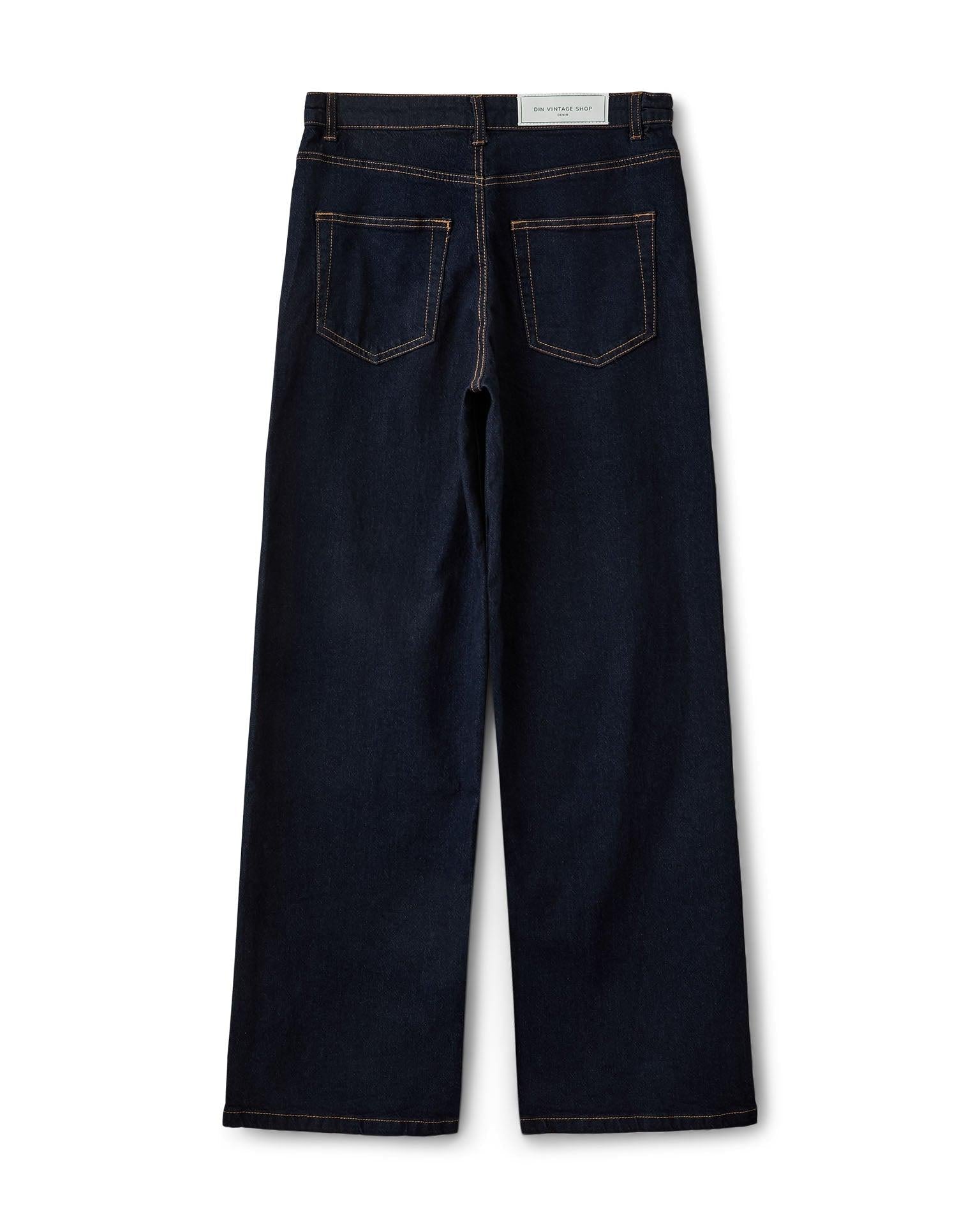 ALMA JEANS - INDIGO BLUE (MIDWAIST) - Dinvintageshop