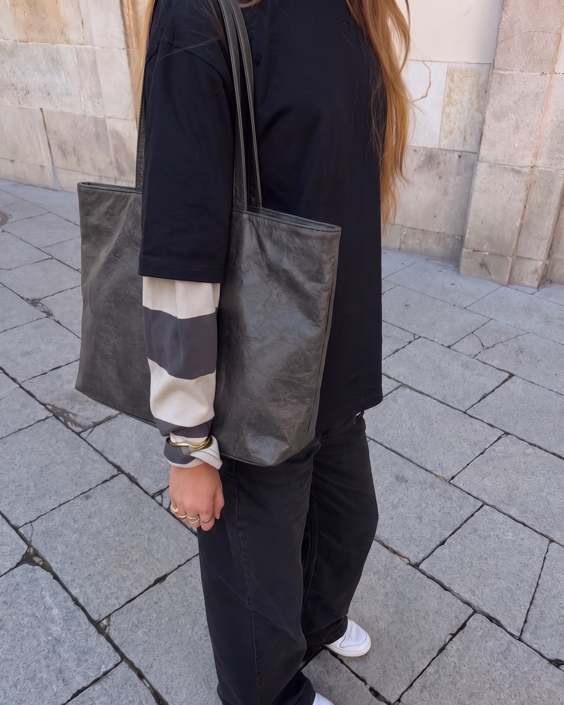 AMY BAG - DARK GREY - Dinvintageshop