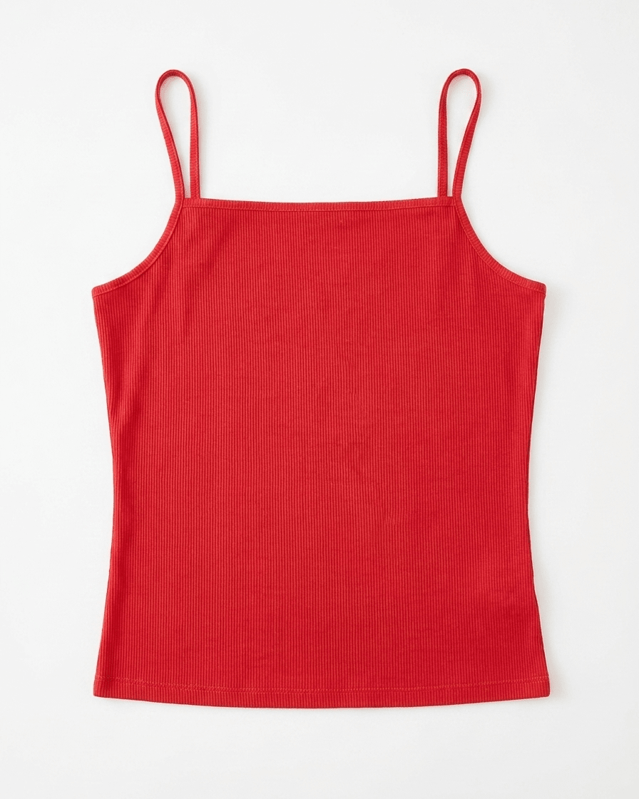 CAMILLE TANK TOP - RED - Dinvintageshop