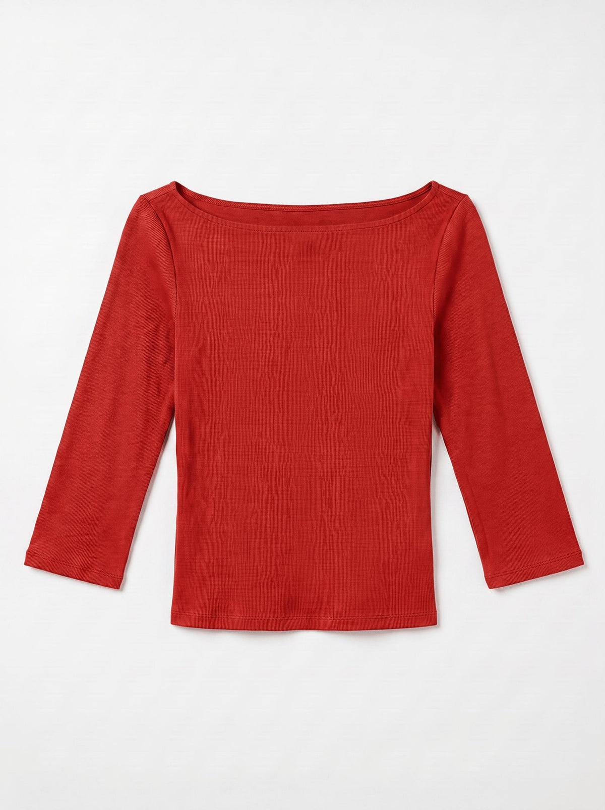ASTRID 3/4 TOP - RED - Dinvintageshop