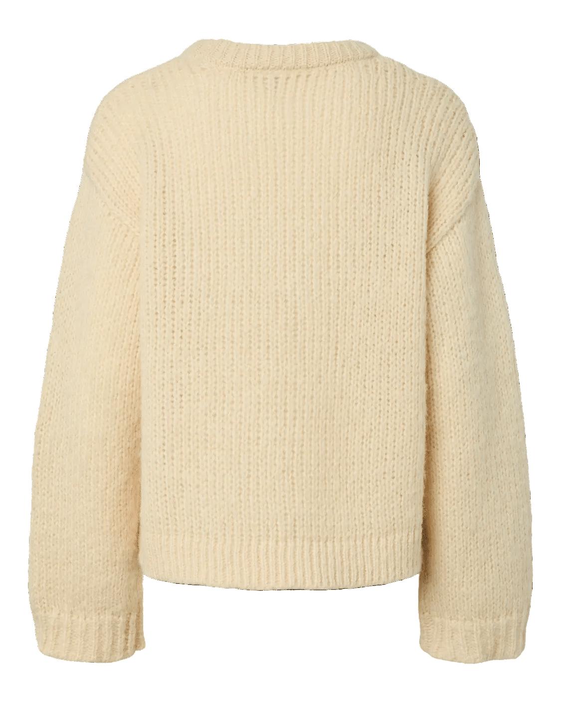 DORTHEA CHUNKY KNIT - FRENCH VANILLA MELANGE