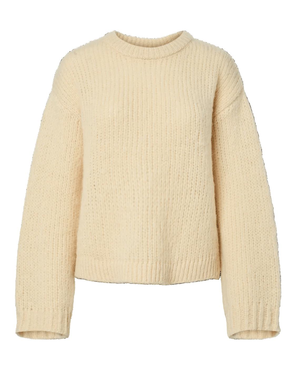 DORTHEA CHUNKY KNIT - FRENCH VANILLA MELANGE