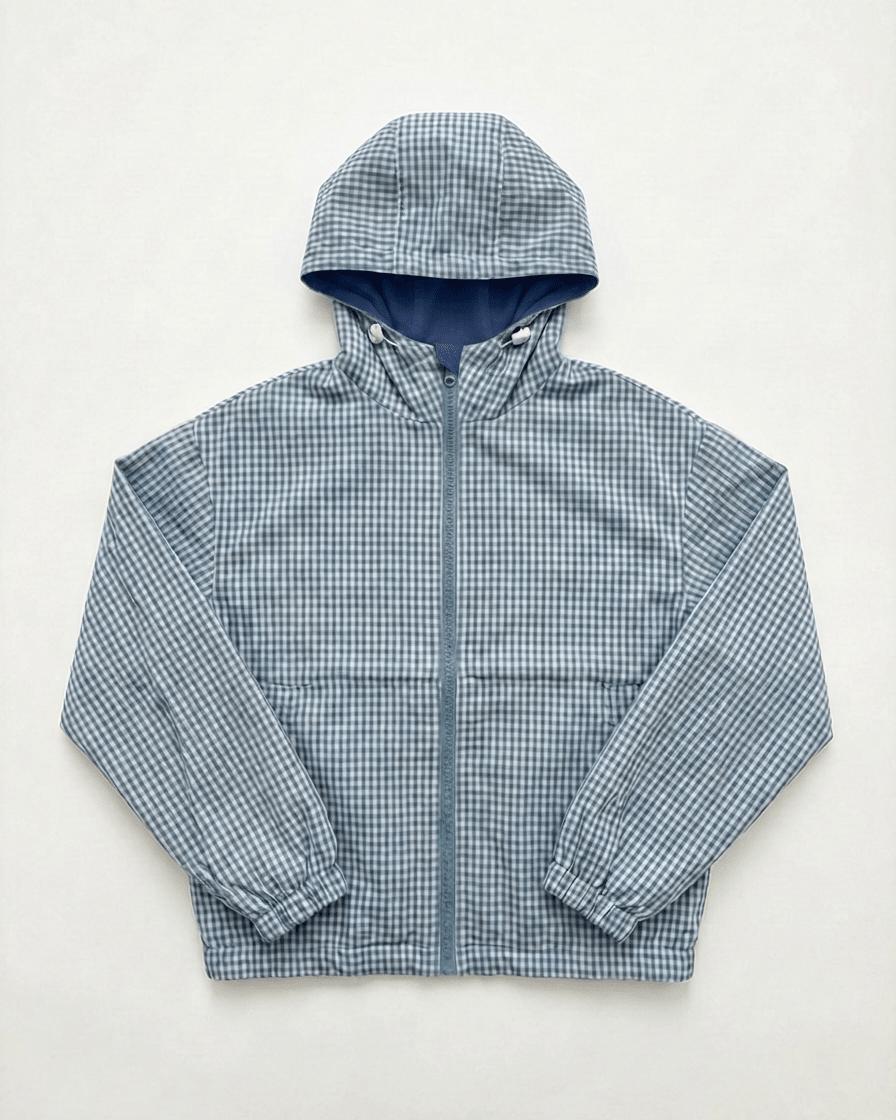 EMILIE JACKET - BLUE CHECK