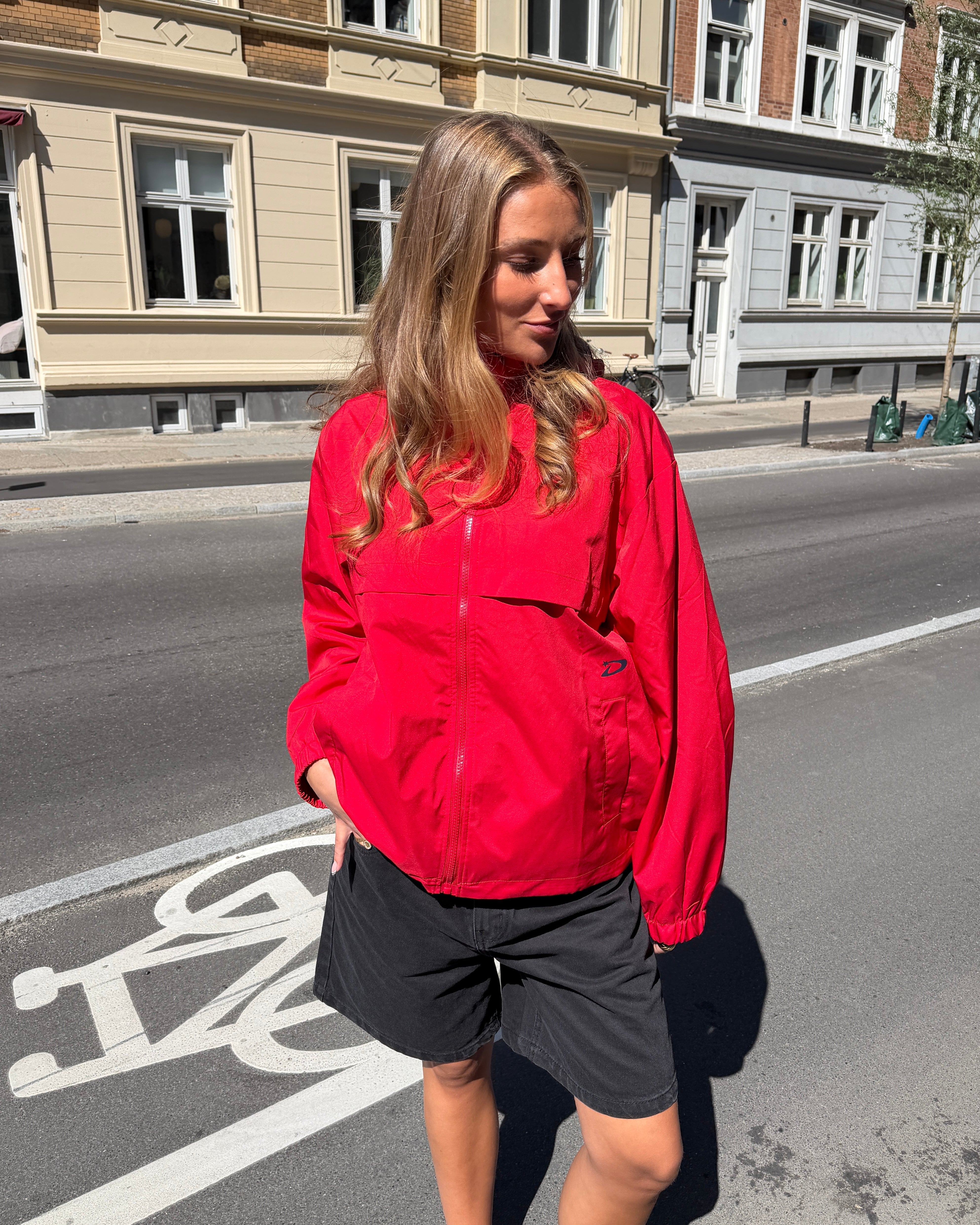 EMILIE JACKET - RED/CAMO - Dinvintageshop