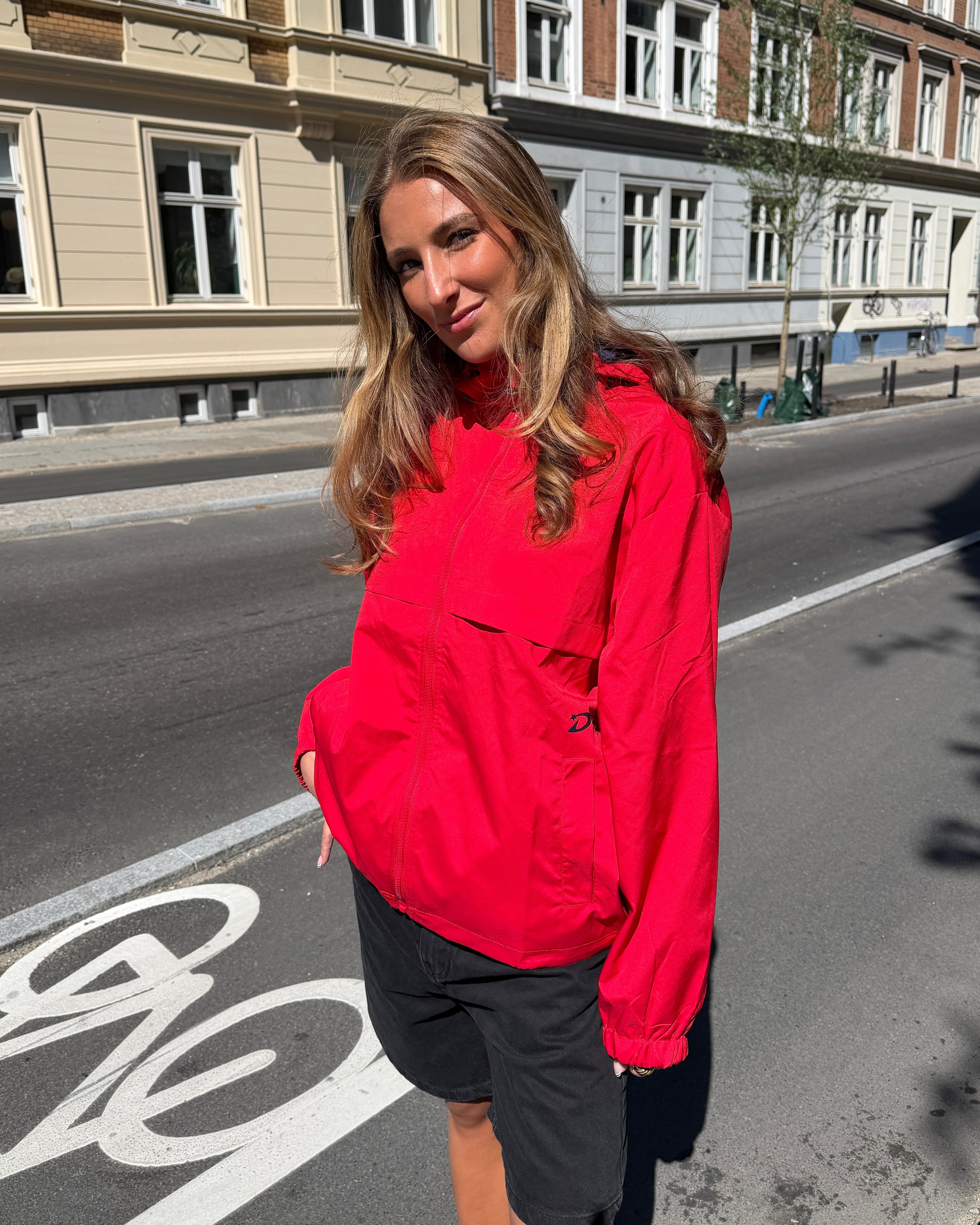 EMILIE JACKET - RED/CAMO - Dinvintageshop