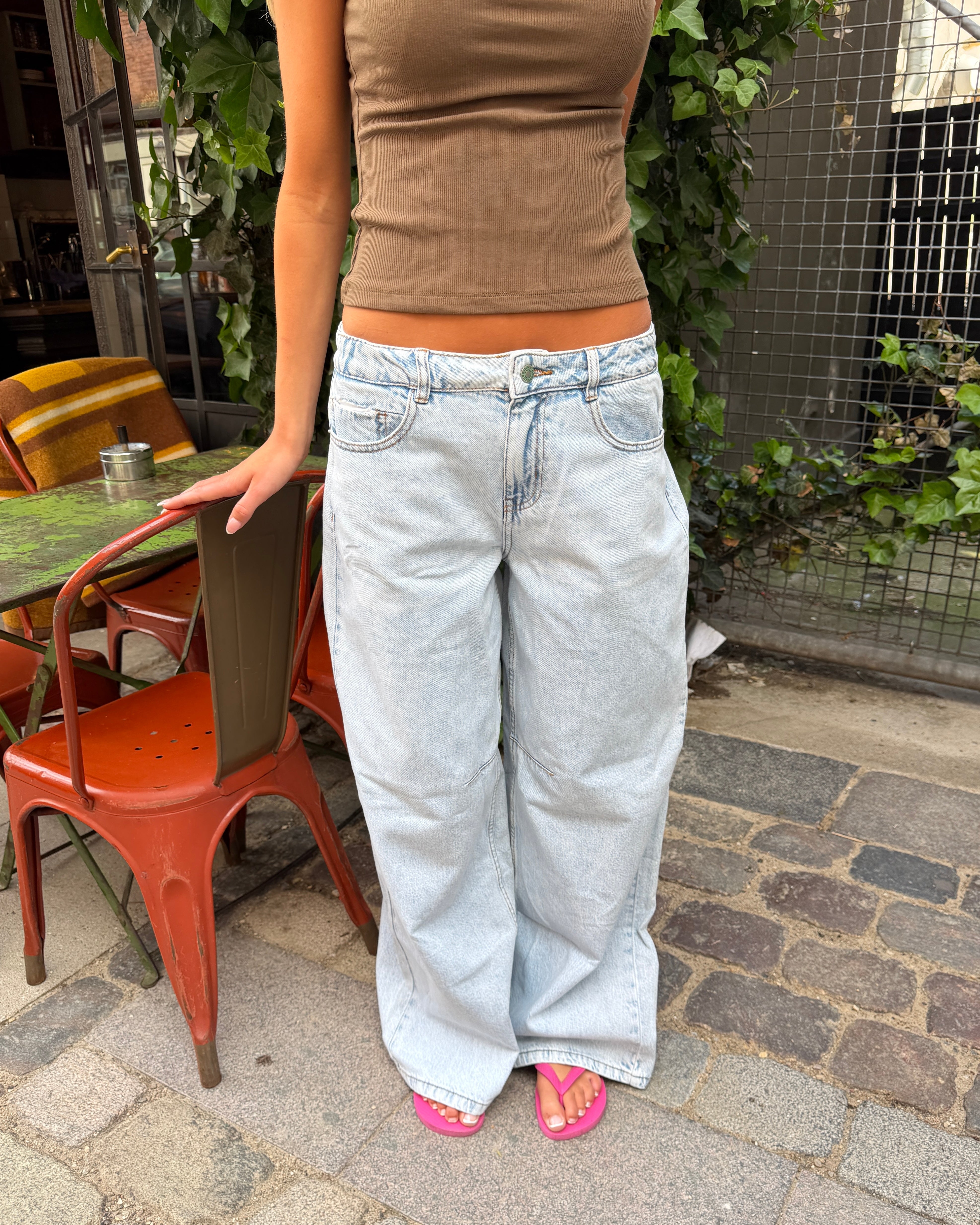 EMMA BAGGY JEANS - BRIGHT BLUE