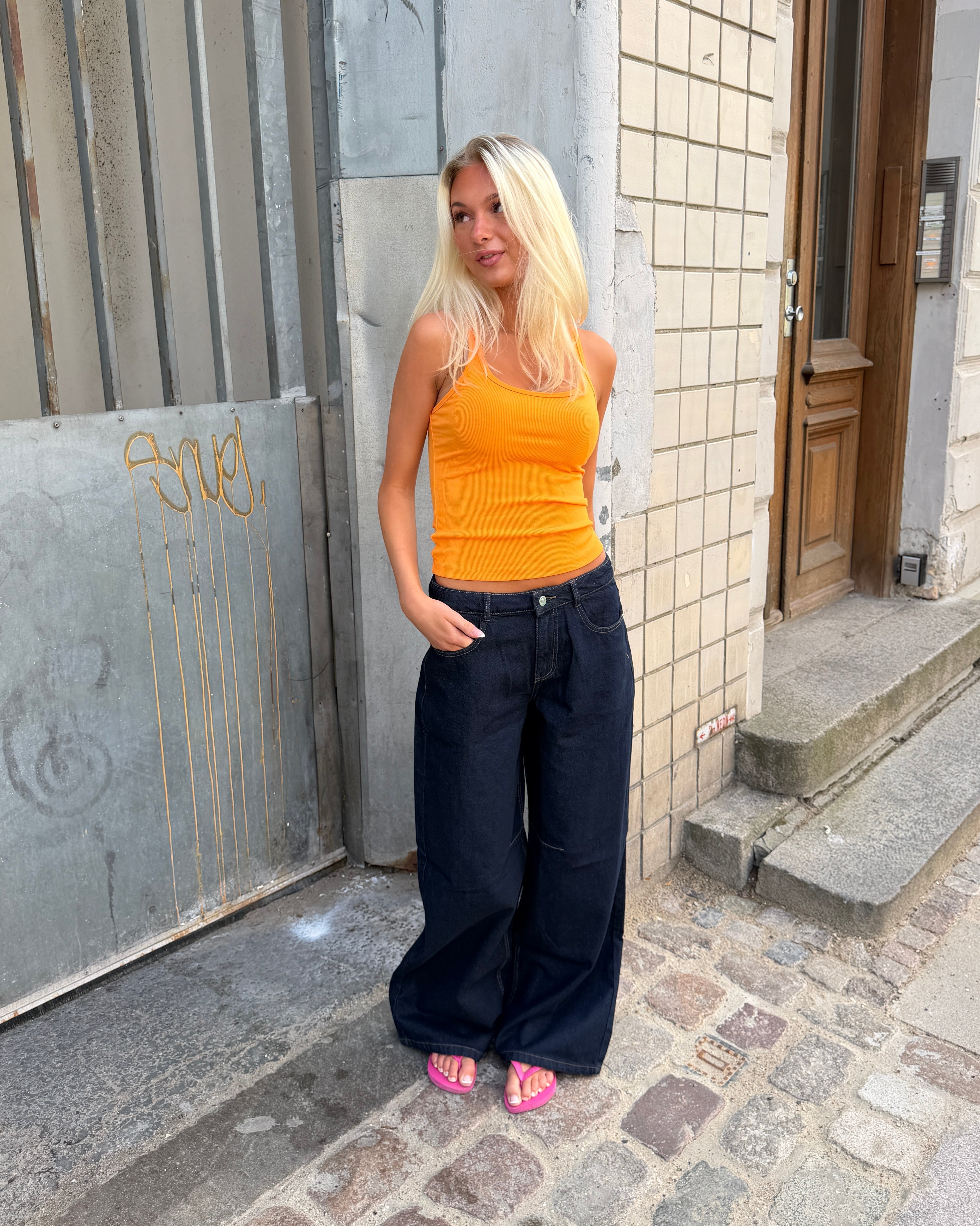 EMMA BAGGY JEANS - INDIGO BLUE