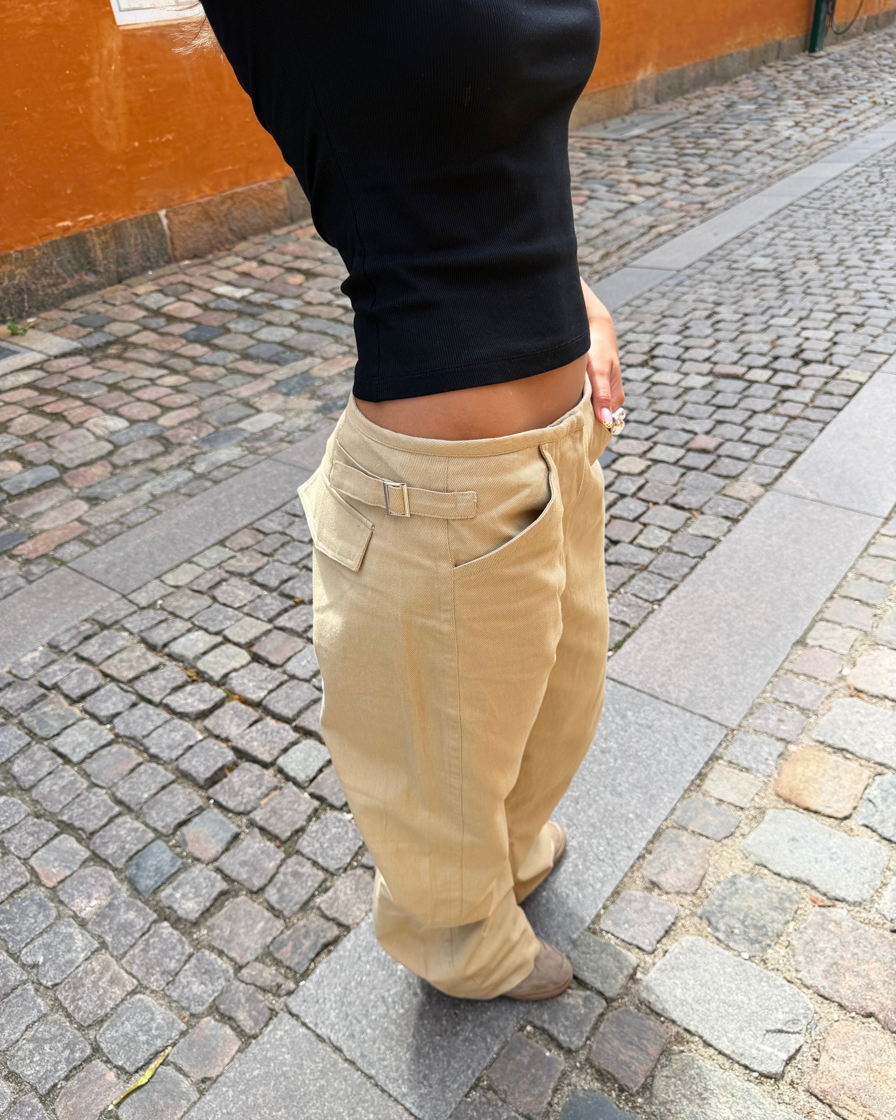 ESSI CARGO PANT - SAND - Dinvintageshop