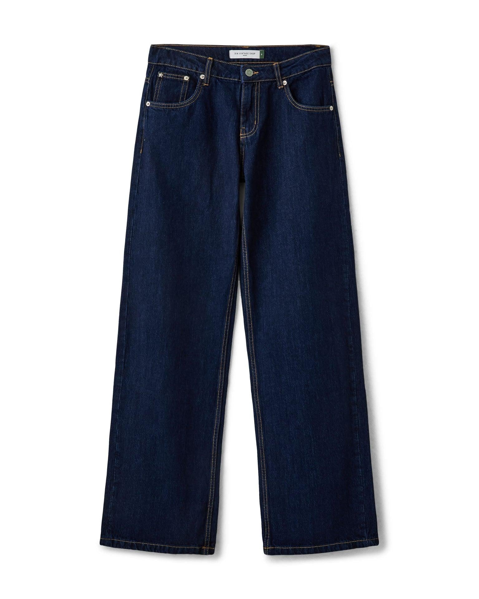 ESTHER JEANS - DARK BLUE - Dinvintageshop