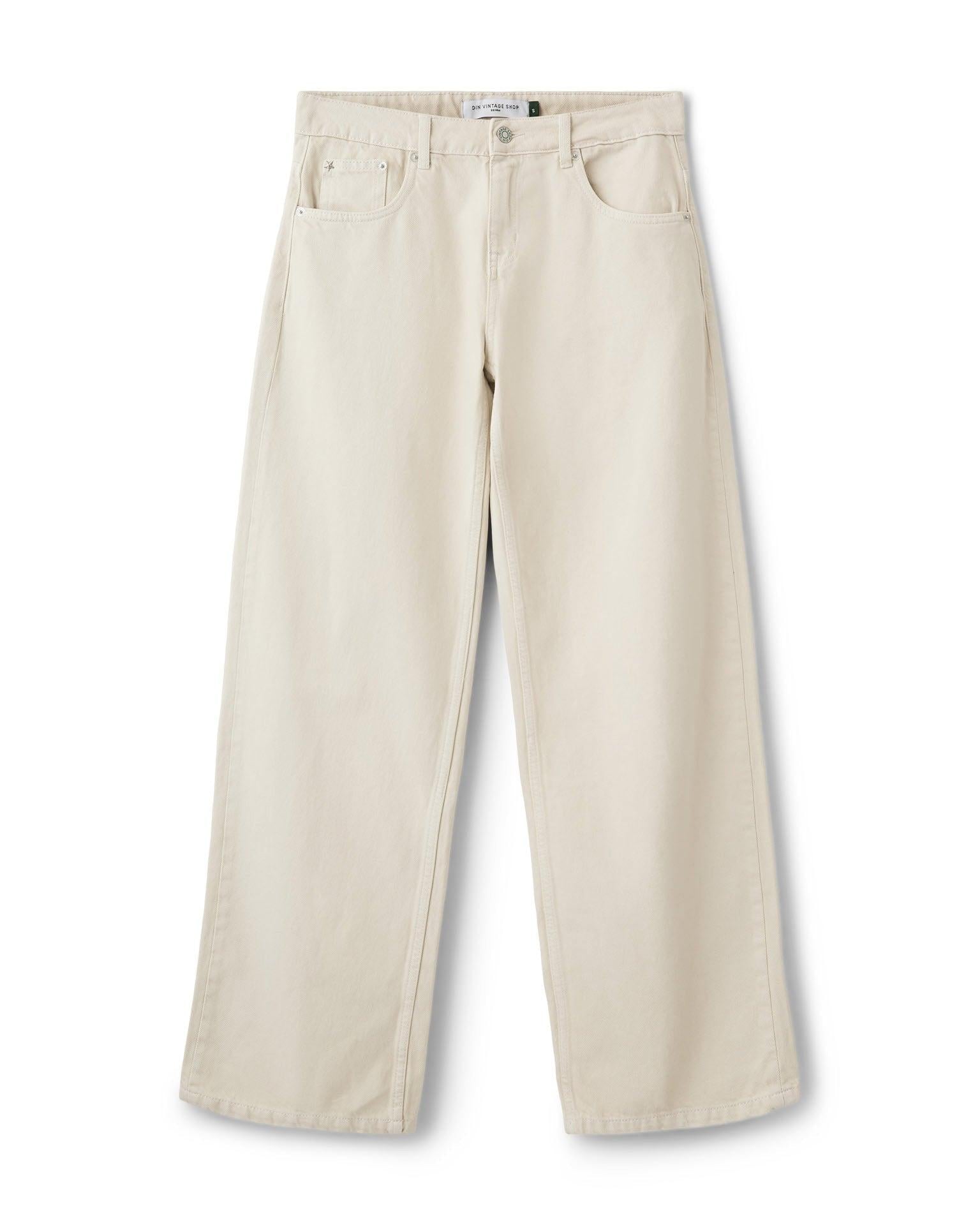 ESTHER JEANS - OFF WHITE - Dinvintageshop