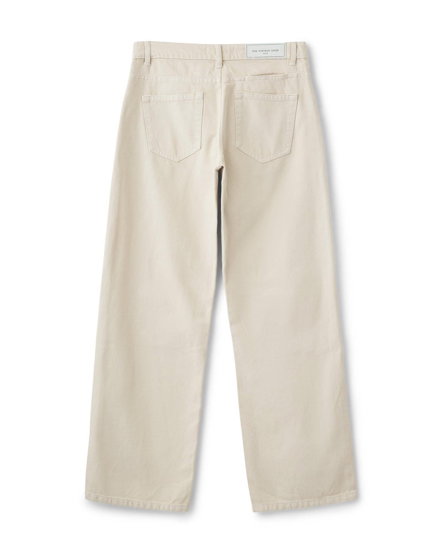 ESTHER JEANS - OFF WHITE - Dinvintageshop