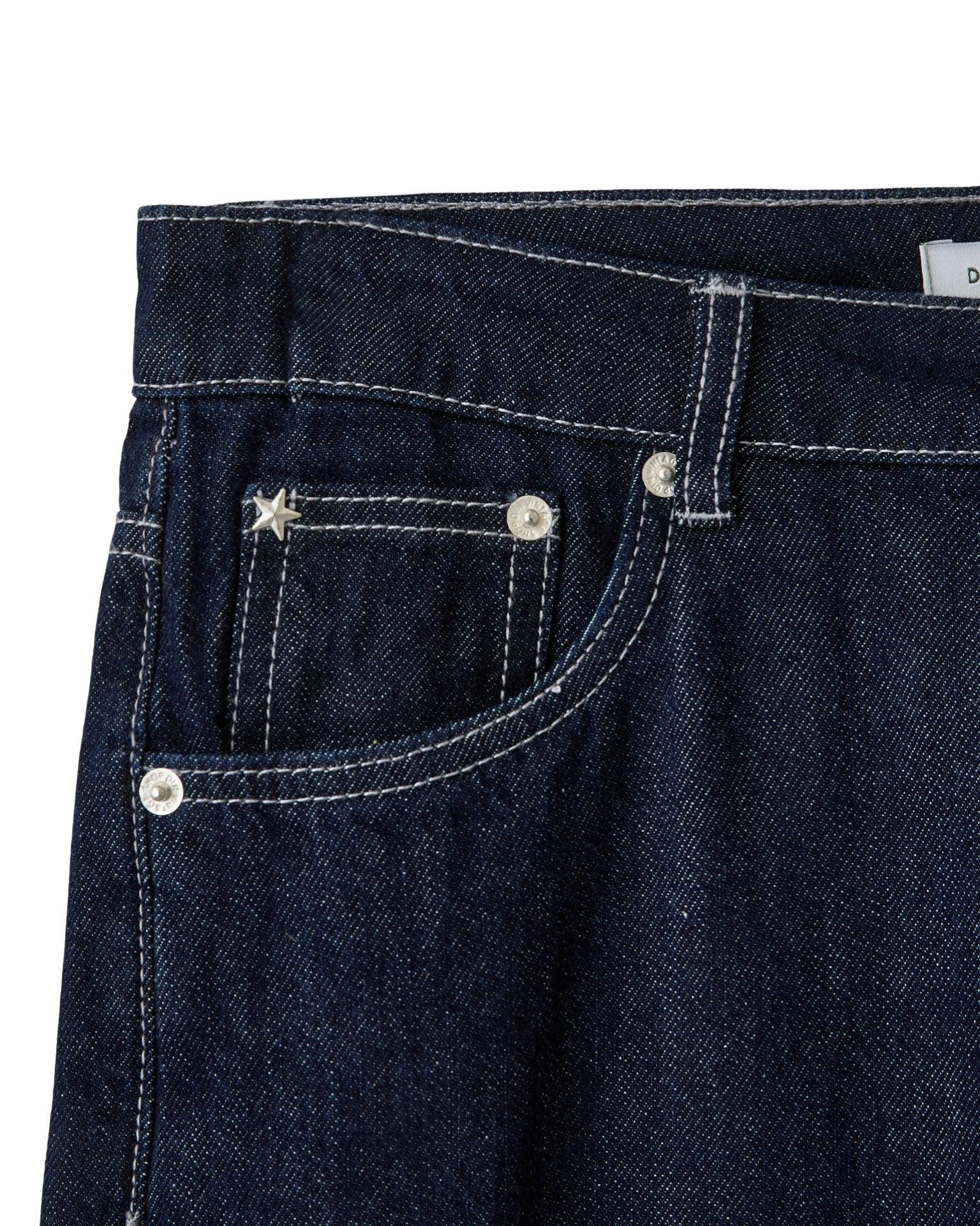 ESTHER JEANS - RAW BLUE - Dinvintageshop