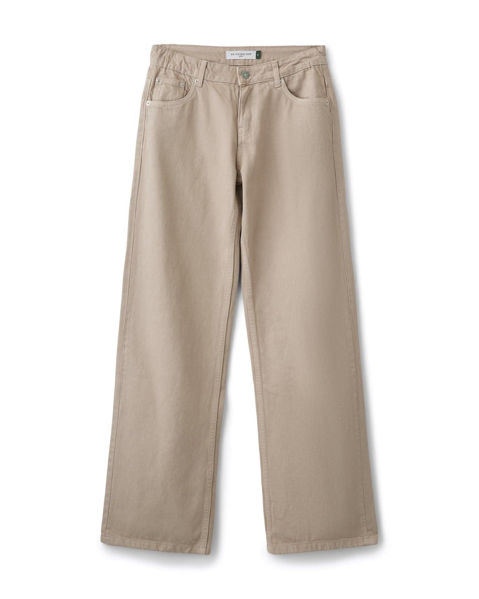 ESTHER JEANS - SAND - Dinvintageshop