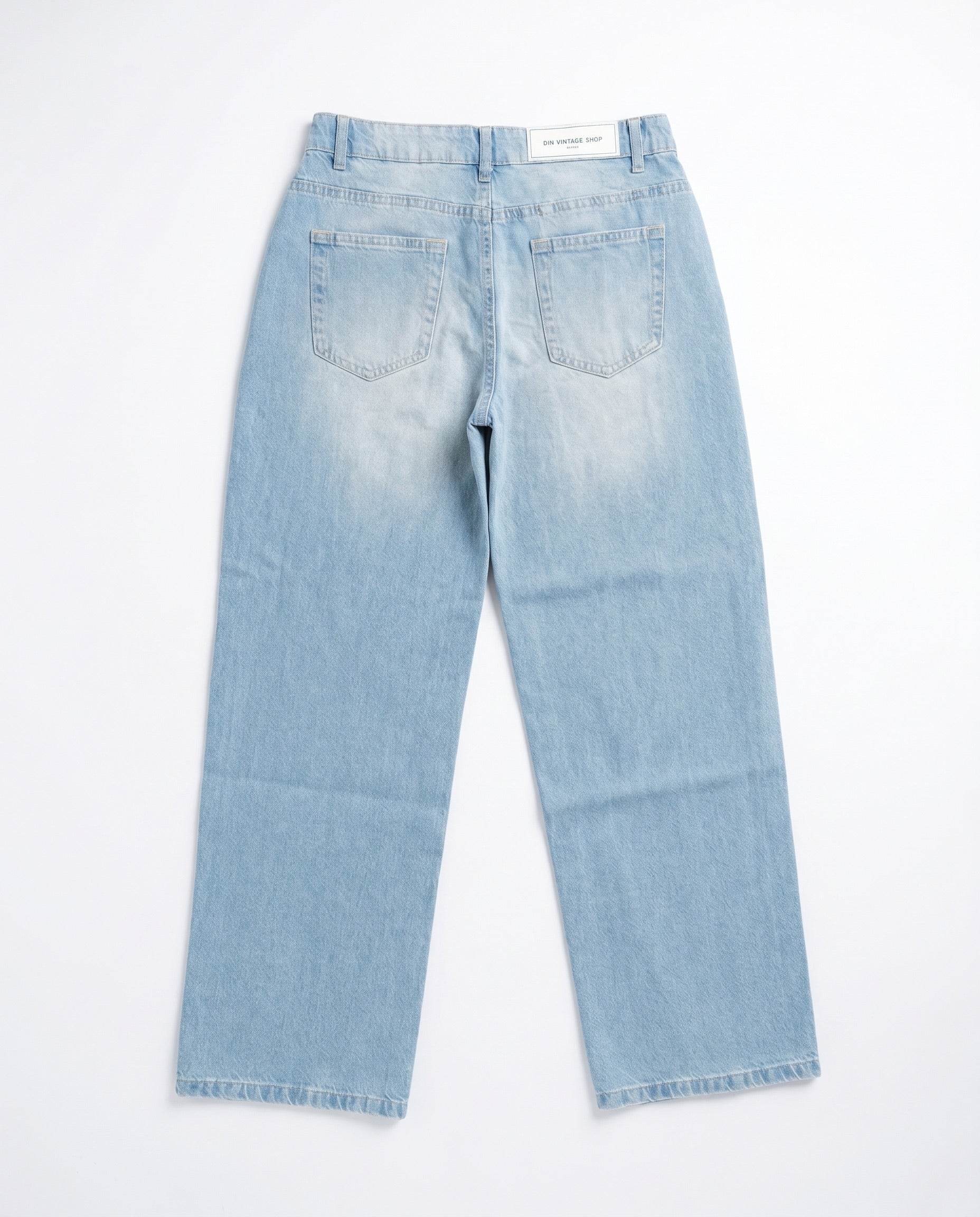 ESTHER STUD JEANS - LIGHT BLUE - Dinvintageshop