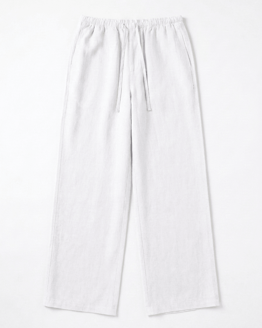 FLORA HØR - BUKSER - WHITE - Dinvintageshop