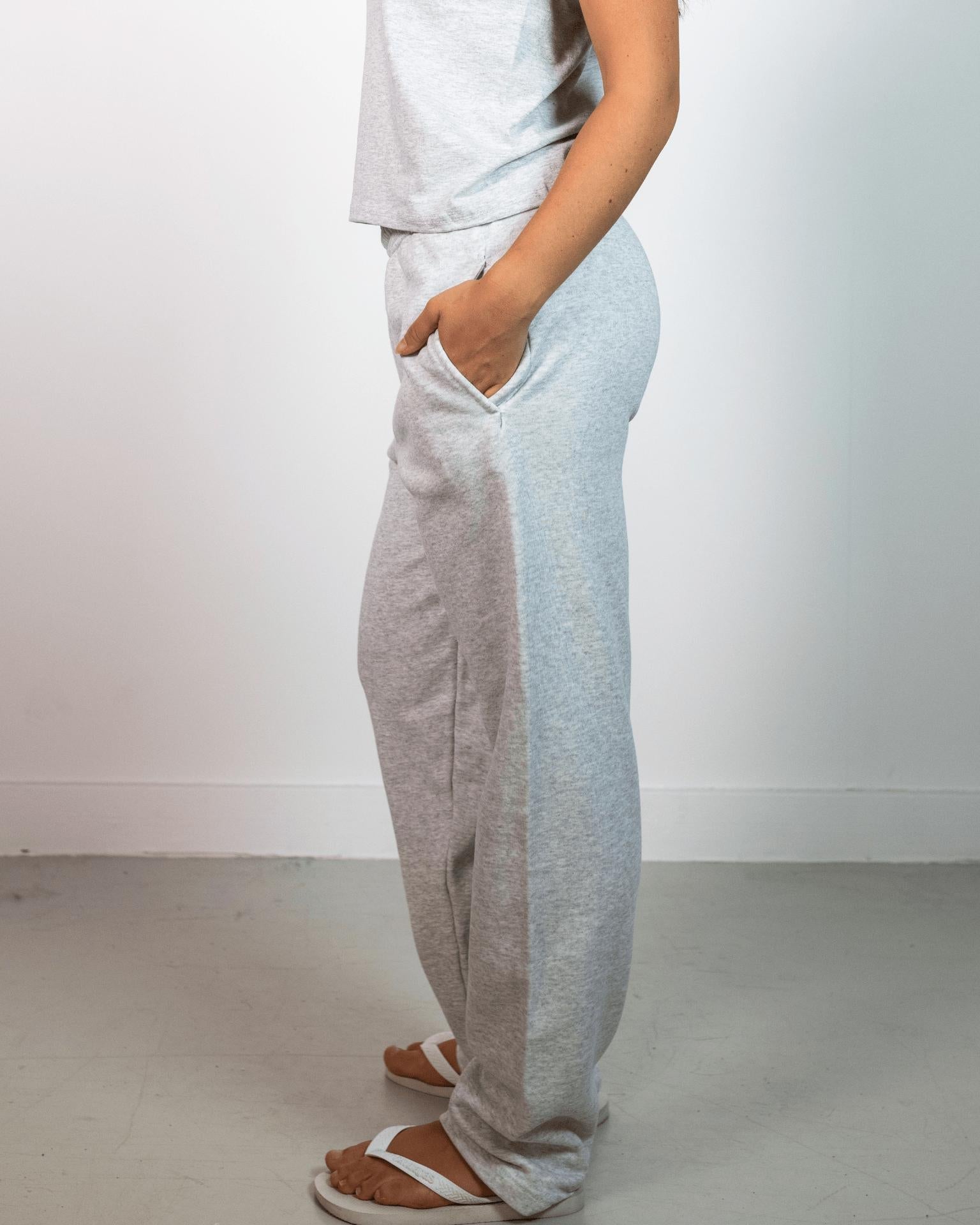 FRUIT SWEATPANTS U/ ELASTIK - GREY