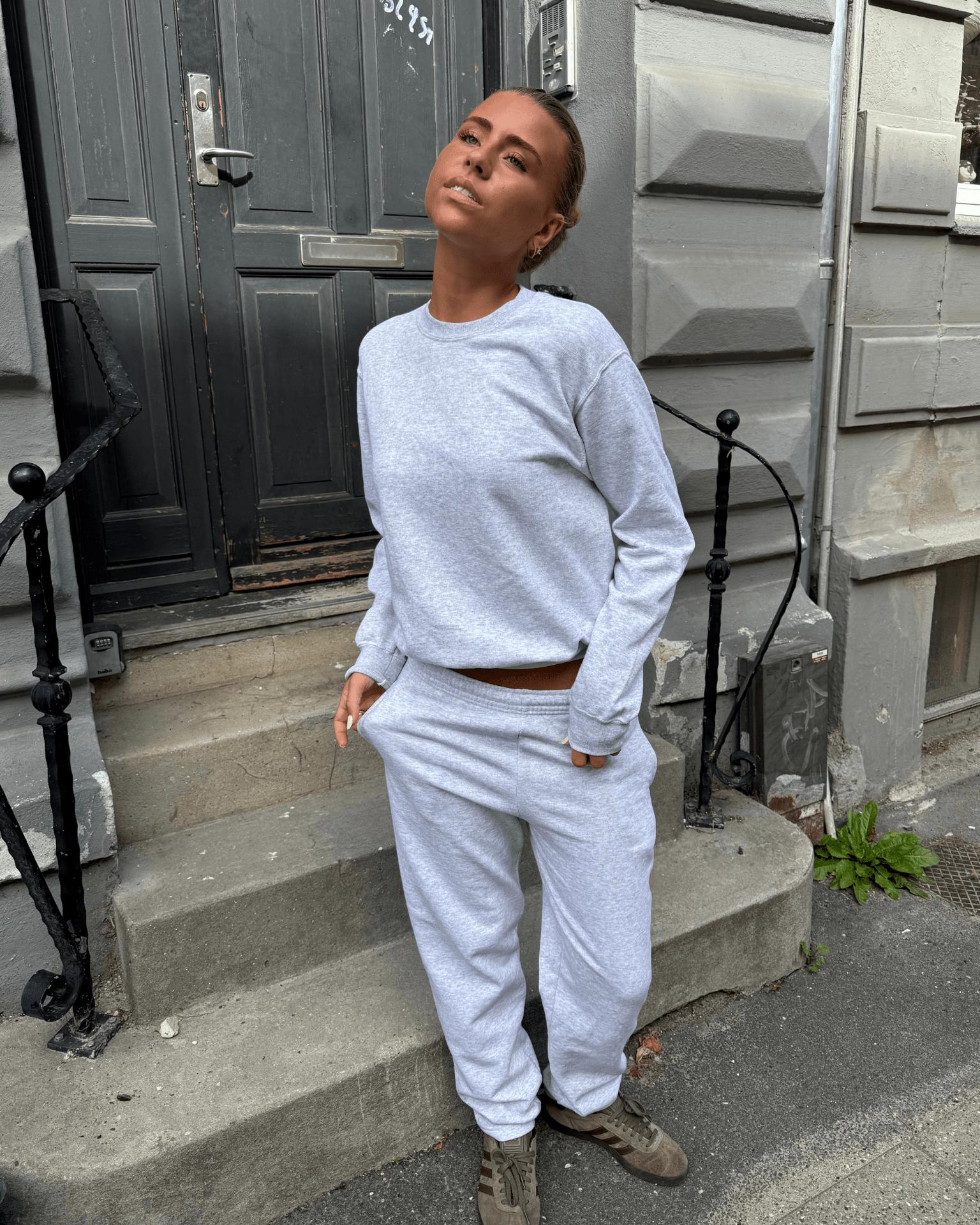 FRUIT SWEATPANTS U/ ELASTIK - GREY