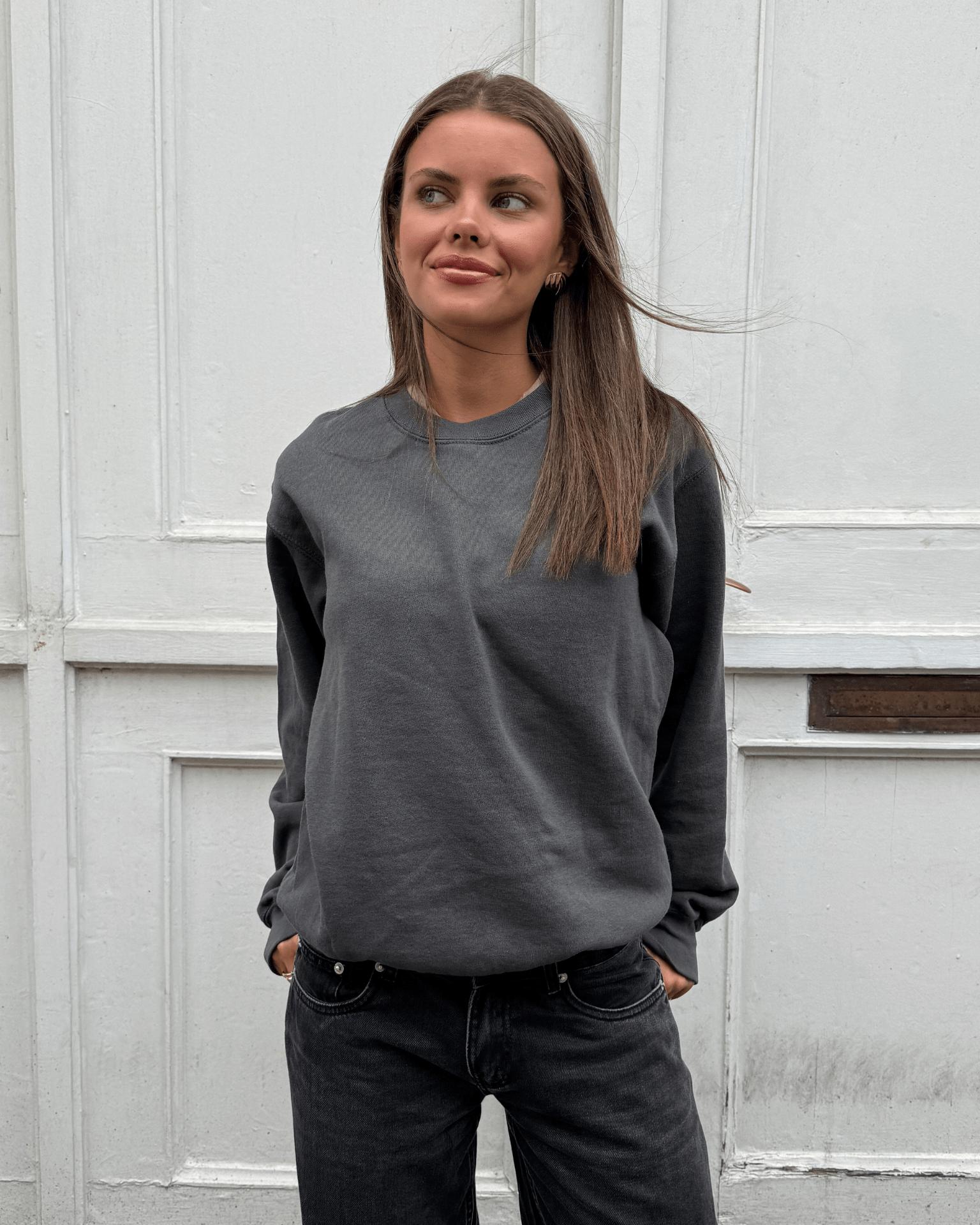 FRUIT SWEATSHIRT - DARK GREY