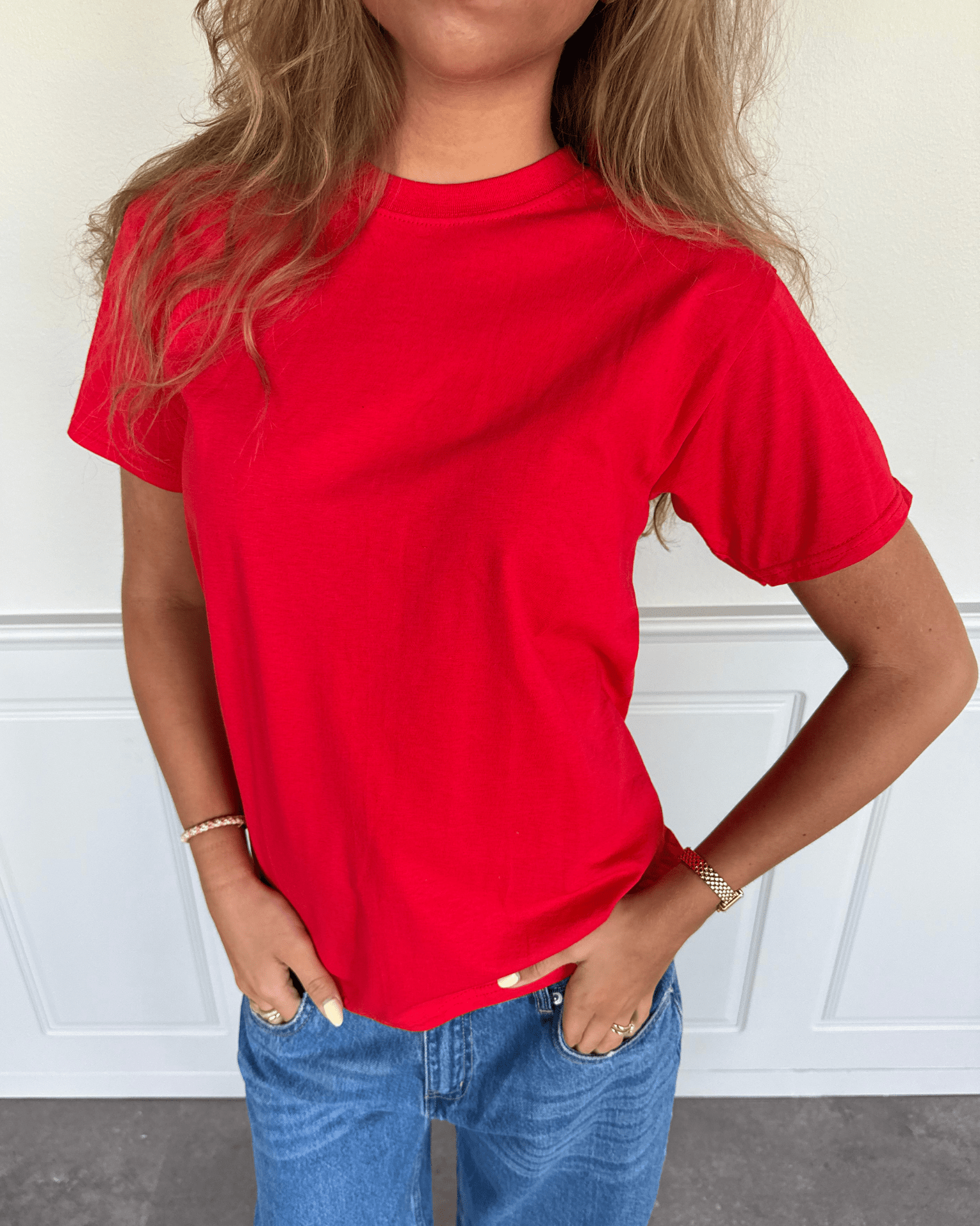 FRUIT T - SHIRT - RØD - Dinvintageshop