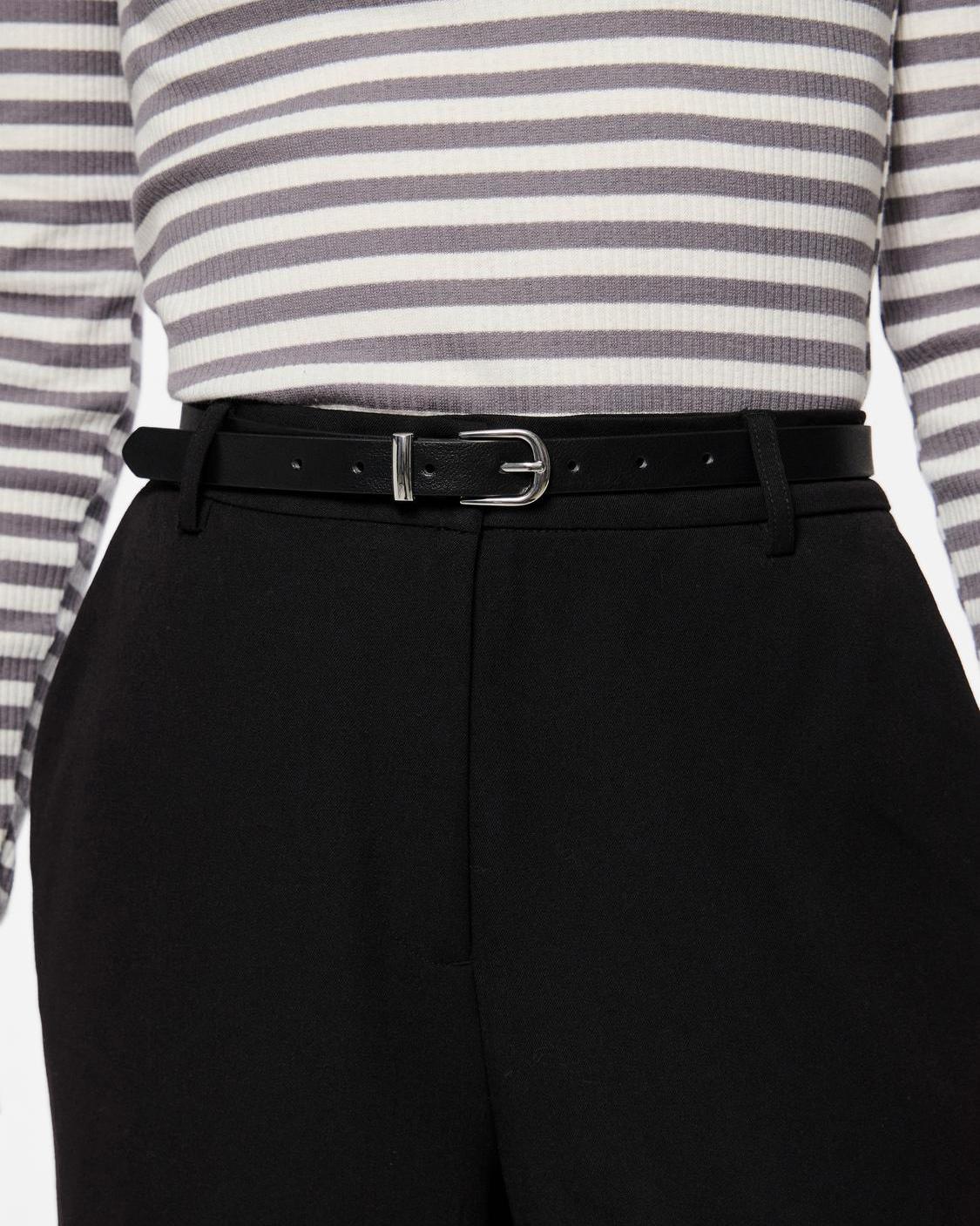 MYRA BELT - BLACK/SILVER
