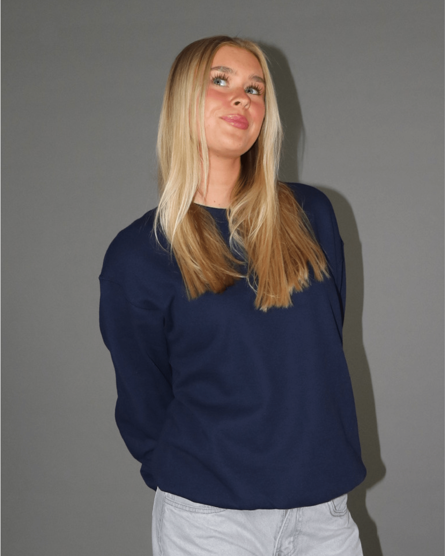 HAWAII (blue) SWEAT (rygprint) - NAVY - Dinvintageshop