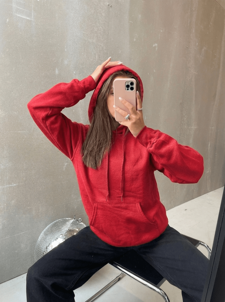 FRUIT HOODIE - RED