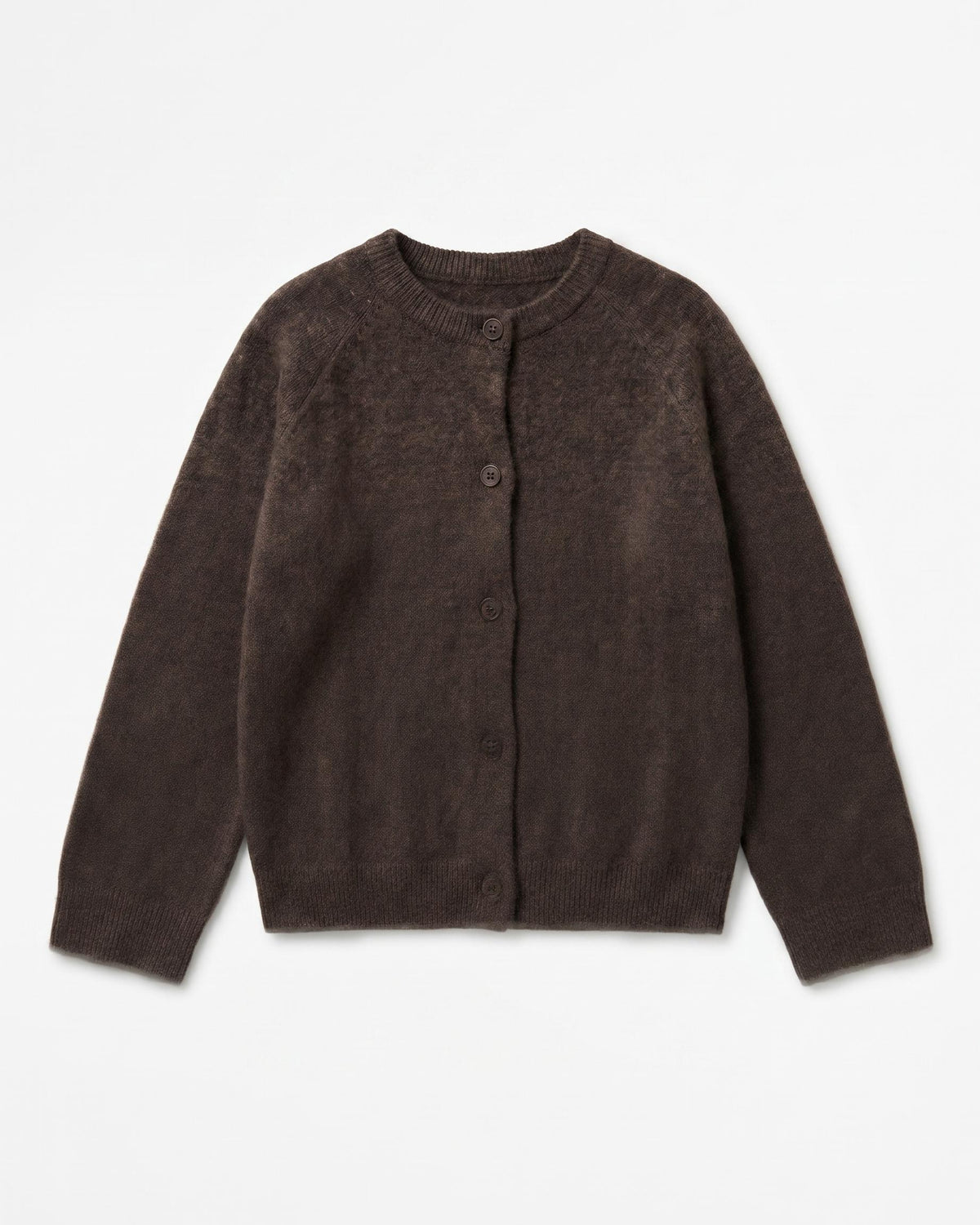 SADIE CARDIGAN i mørkebrun fra DinVintageShop