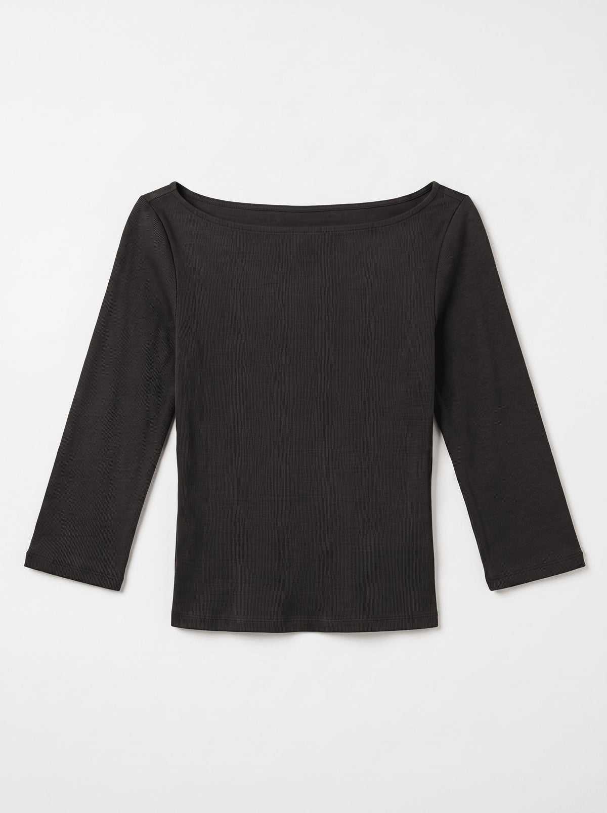ASTRID 3/4 TOP - BLACK - Dinvintageshop