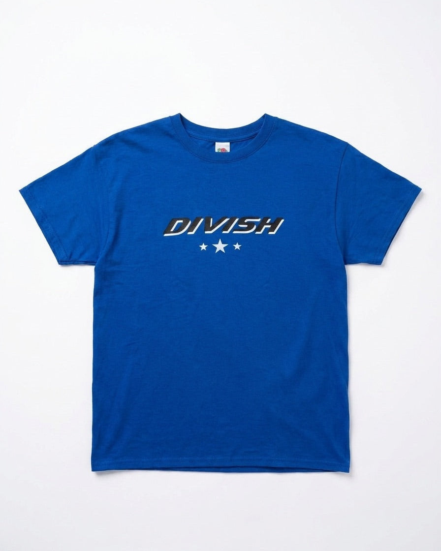 BLUE DRINK BABY TEE - NAVY