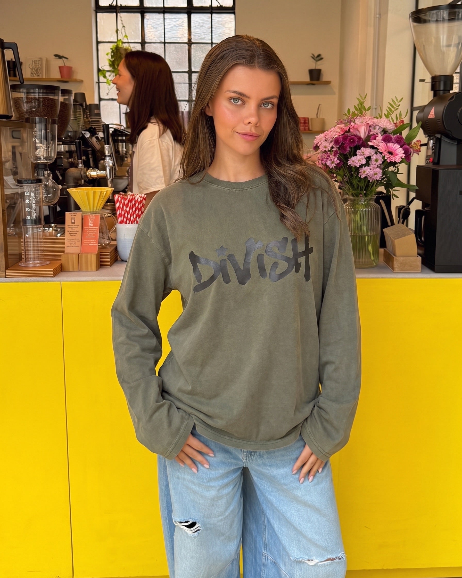 DUA LONG-SLEEVE TEE - ARMY