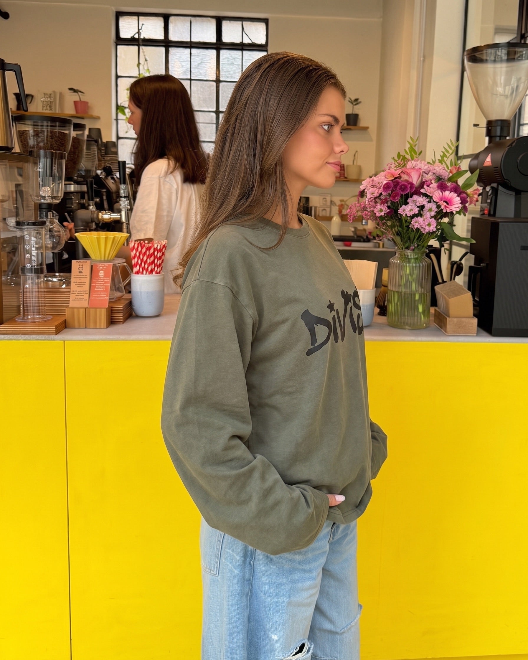 DUA LONG-SLEEVE TEE - ARMY