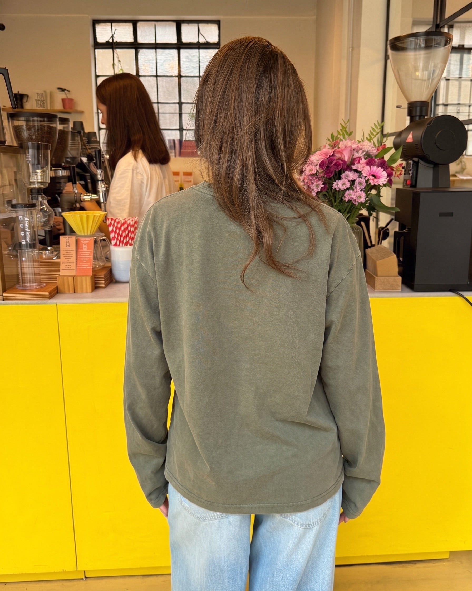 DUA LONG-SLEEVE TEE - ARMY