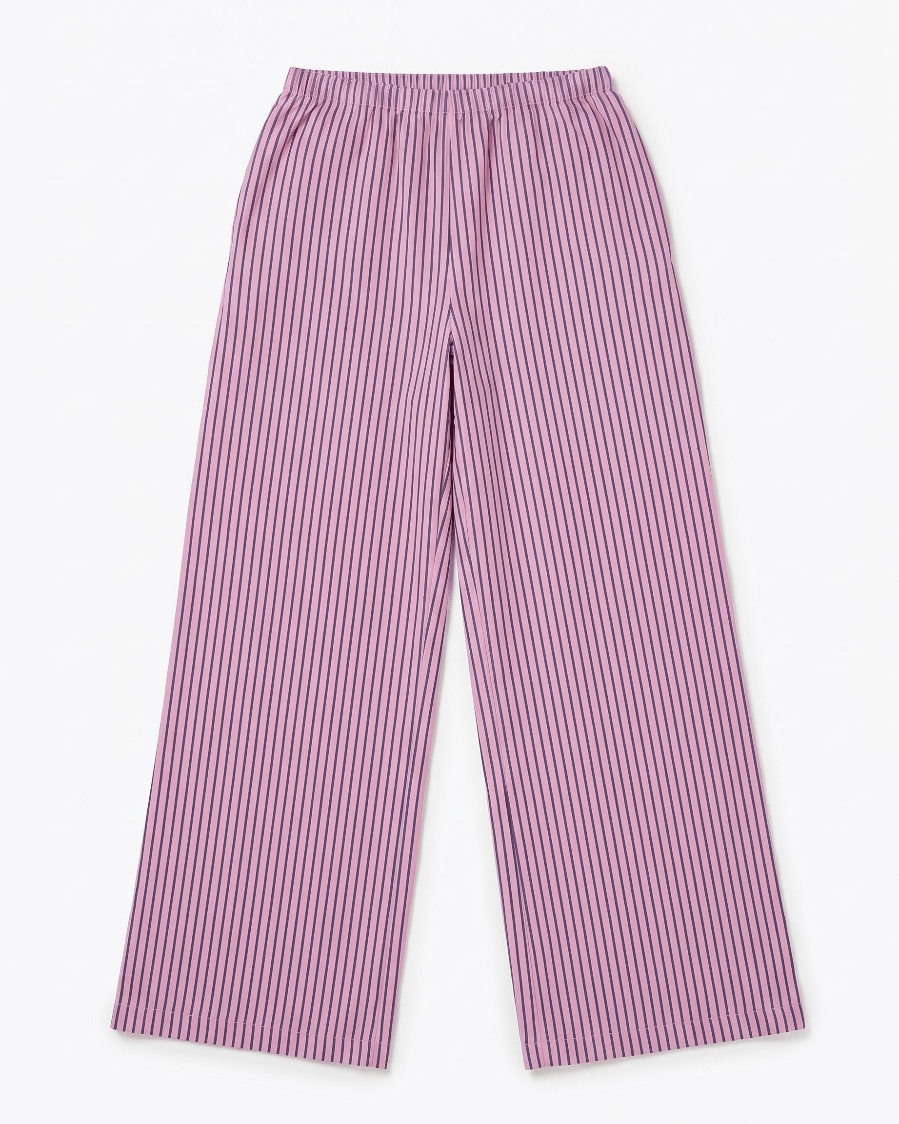 IDA STRIPE PANT - CORAL