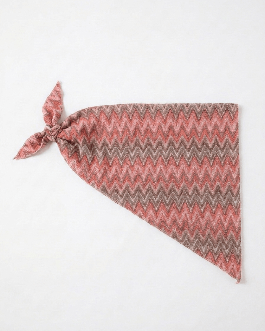 INA HIP SCARF - CORAL MIX - Dinvintageshop