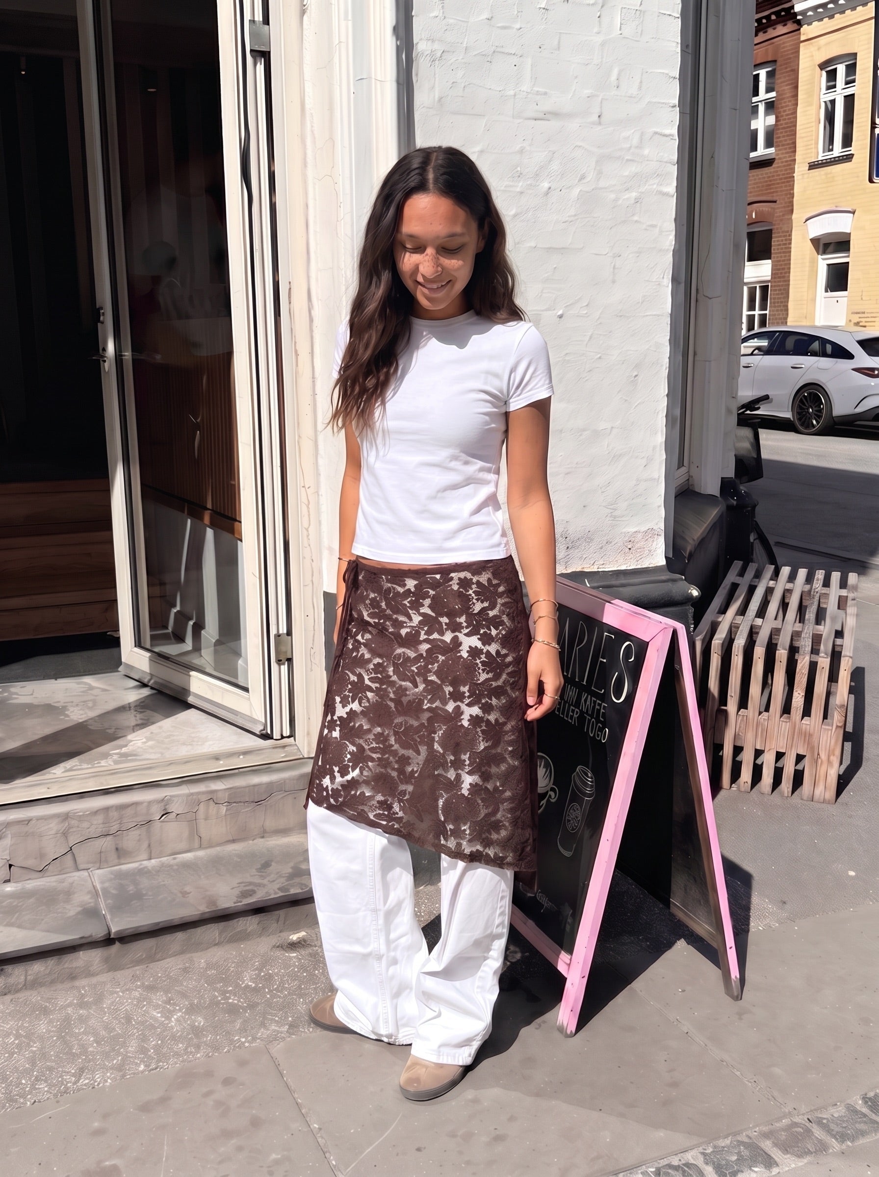 JOVA SARONG SKIRT - HOT FUDGE