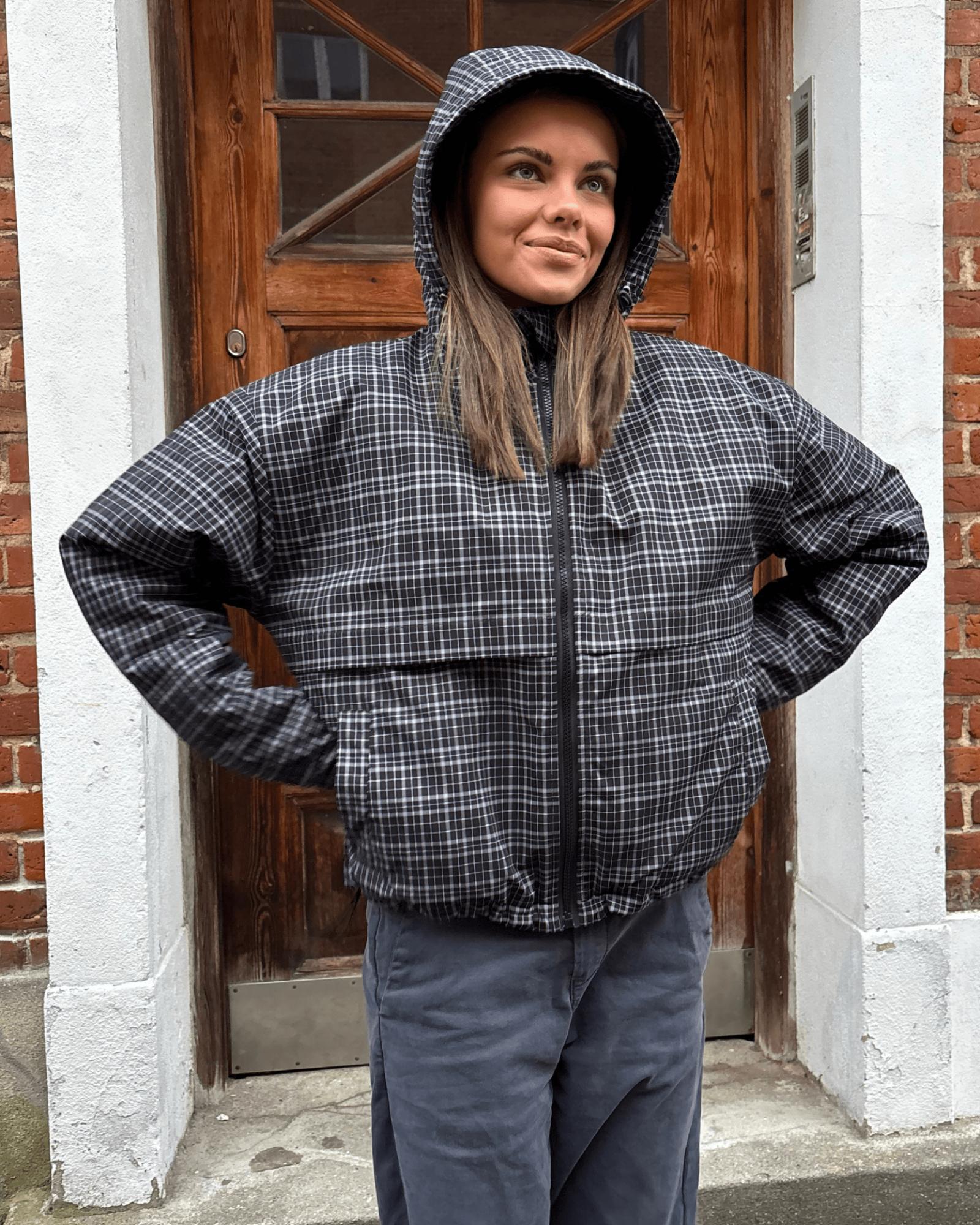 JUNO JACKET - GREY CHECK