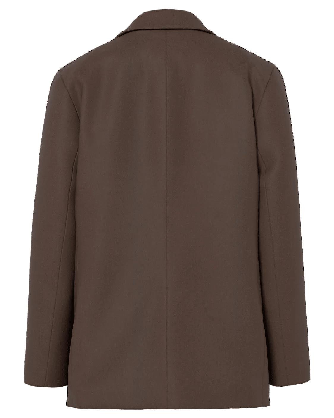 KAMIL LOOSE BLAZER - HOT FUDGE