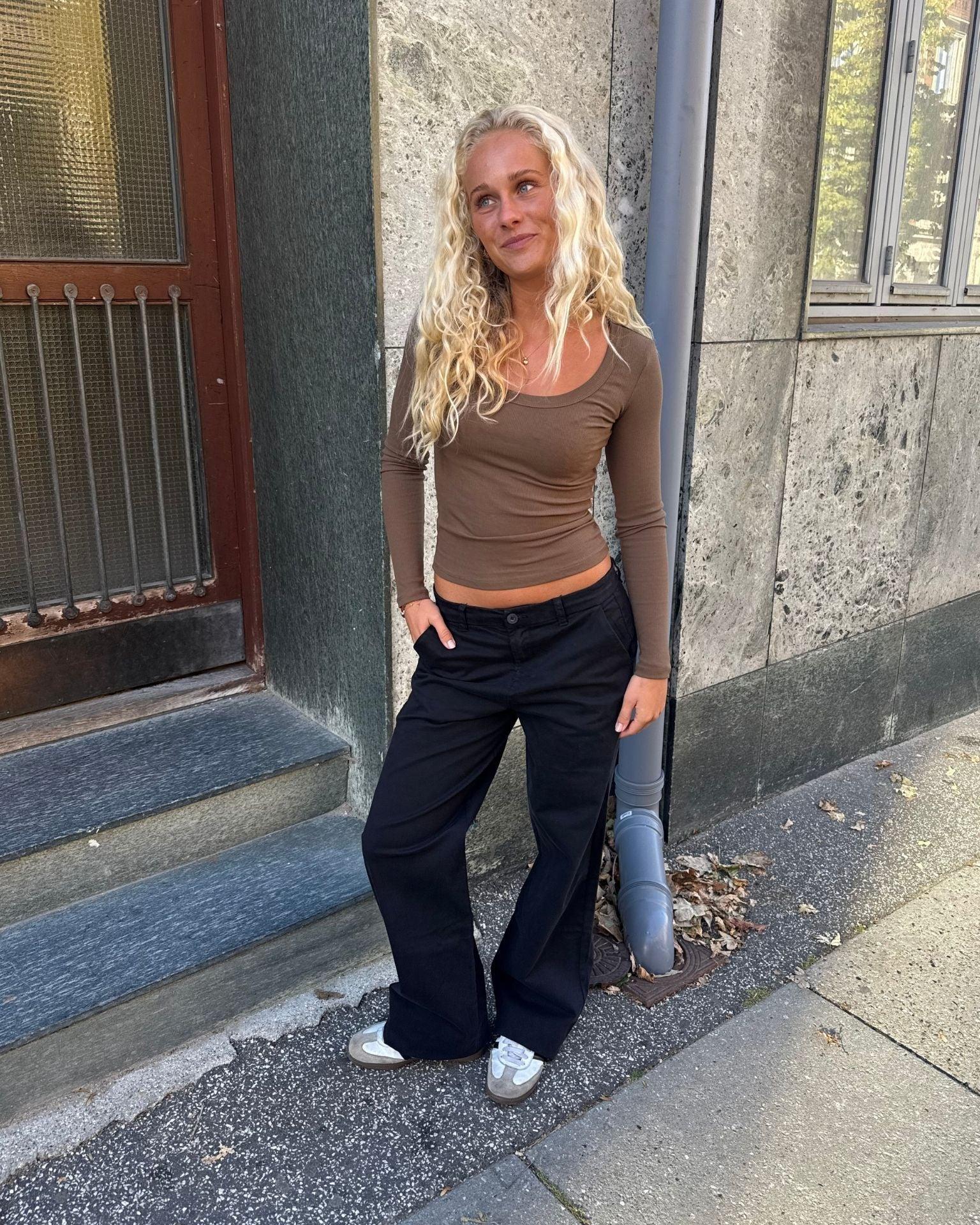KLARA PANT - BLACK - Dinvintageshop
