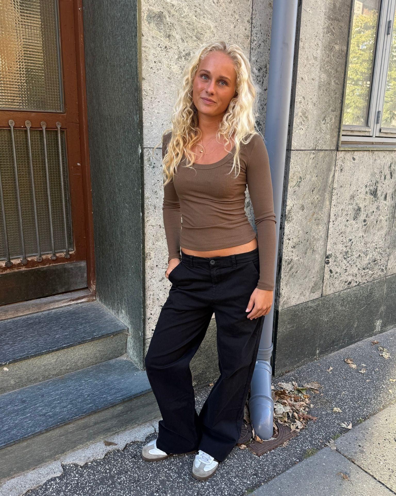 KLARA PANT - BLACK - Dinvintageshop