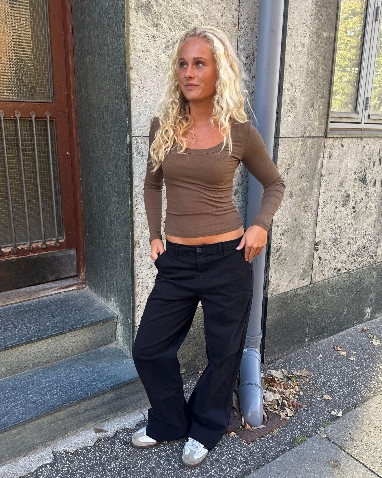 KLARA PANT - BLACK - Dinvintageshop