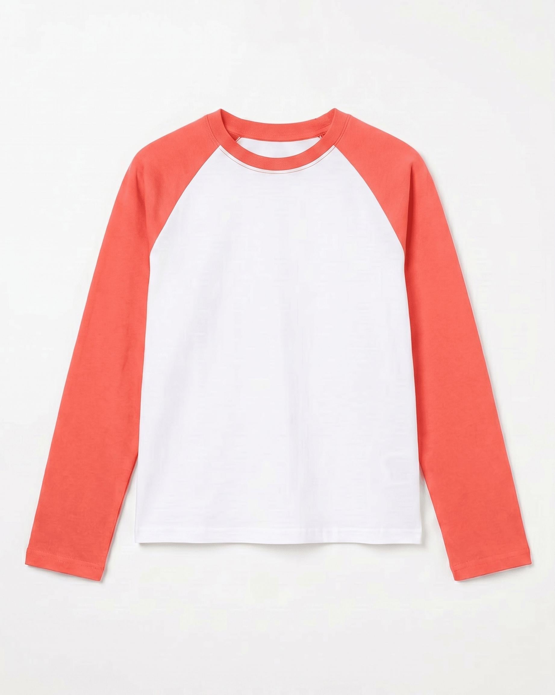 KLARA TEE - WHITE/CORAL