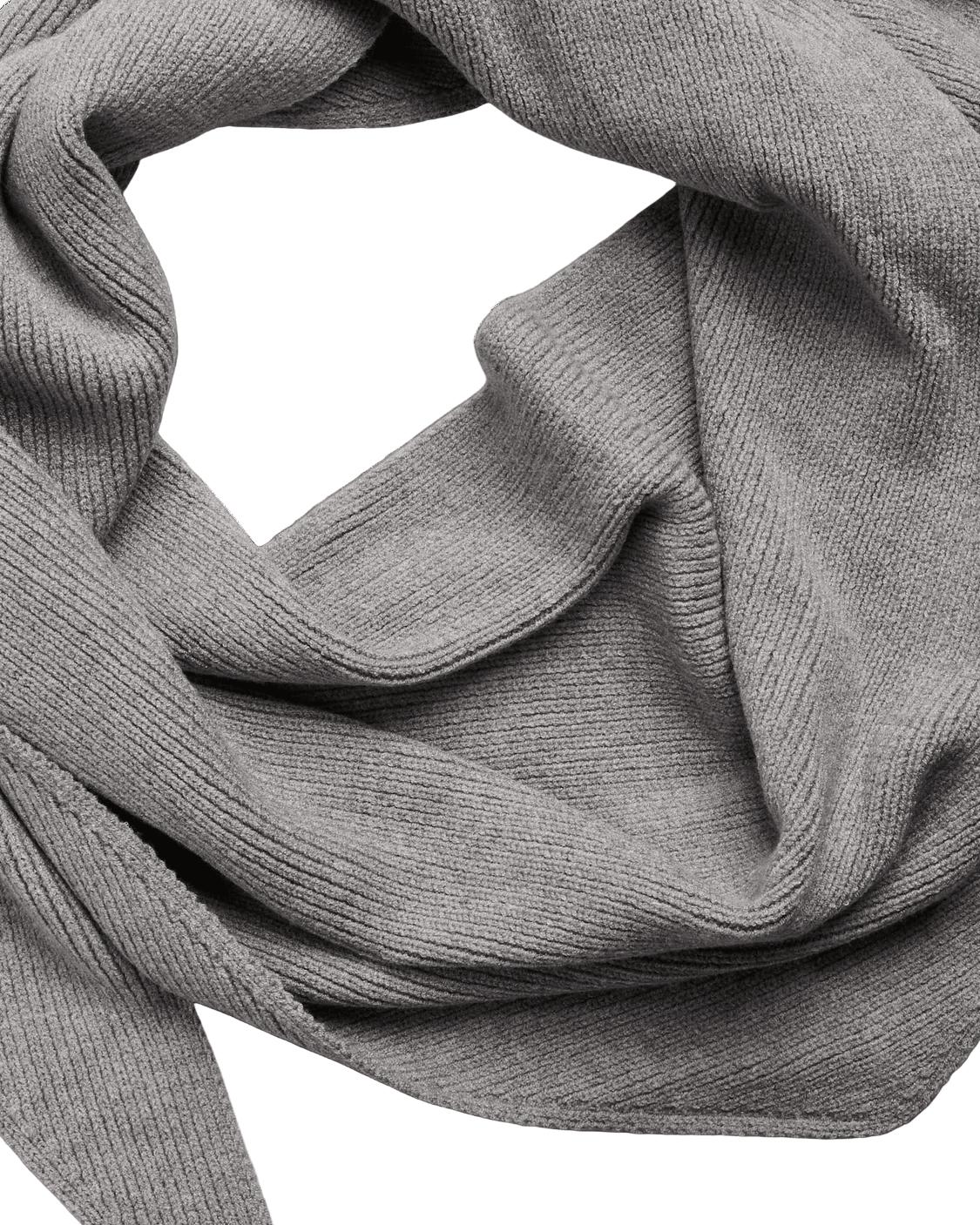 KOMMA BIG SCARF - MEDIUM GREY