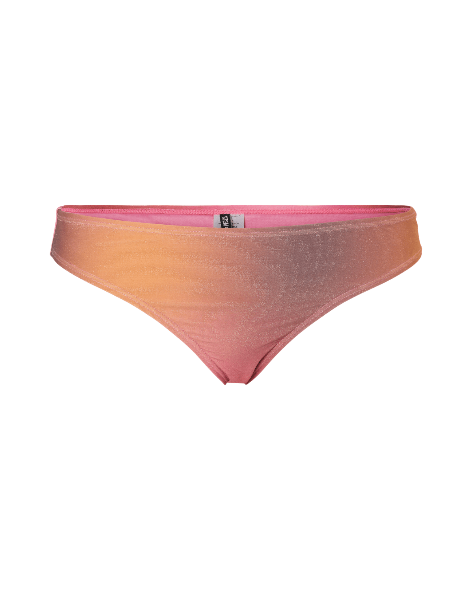 LAOMI GLITTER BIKINI TRUSSE - RED OCHRE GRADIENT - Dinvintageshop