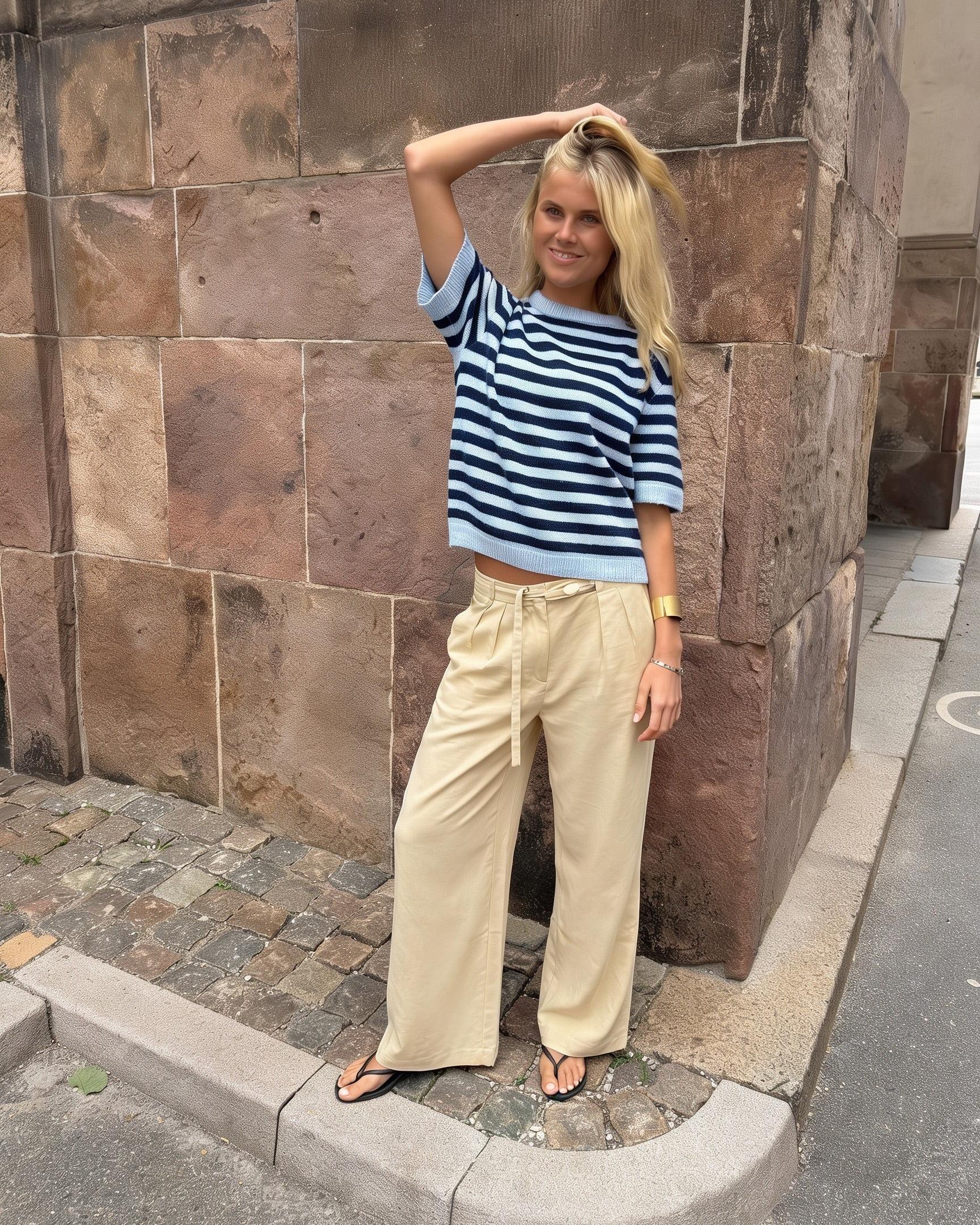 LILJE PANT - SAND - Dinvintageshop