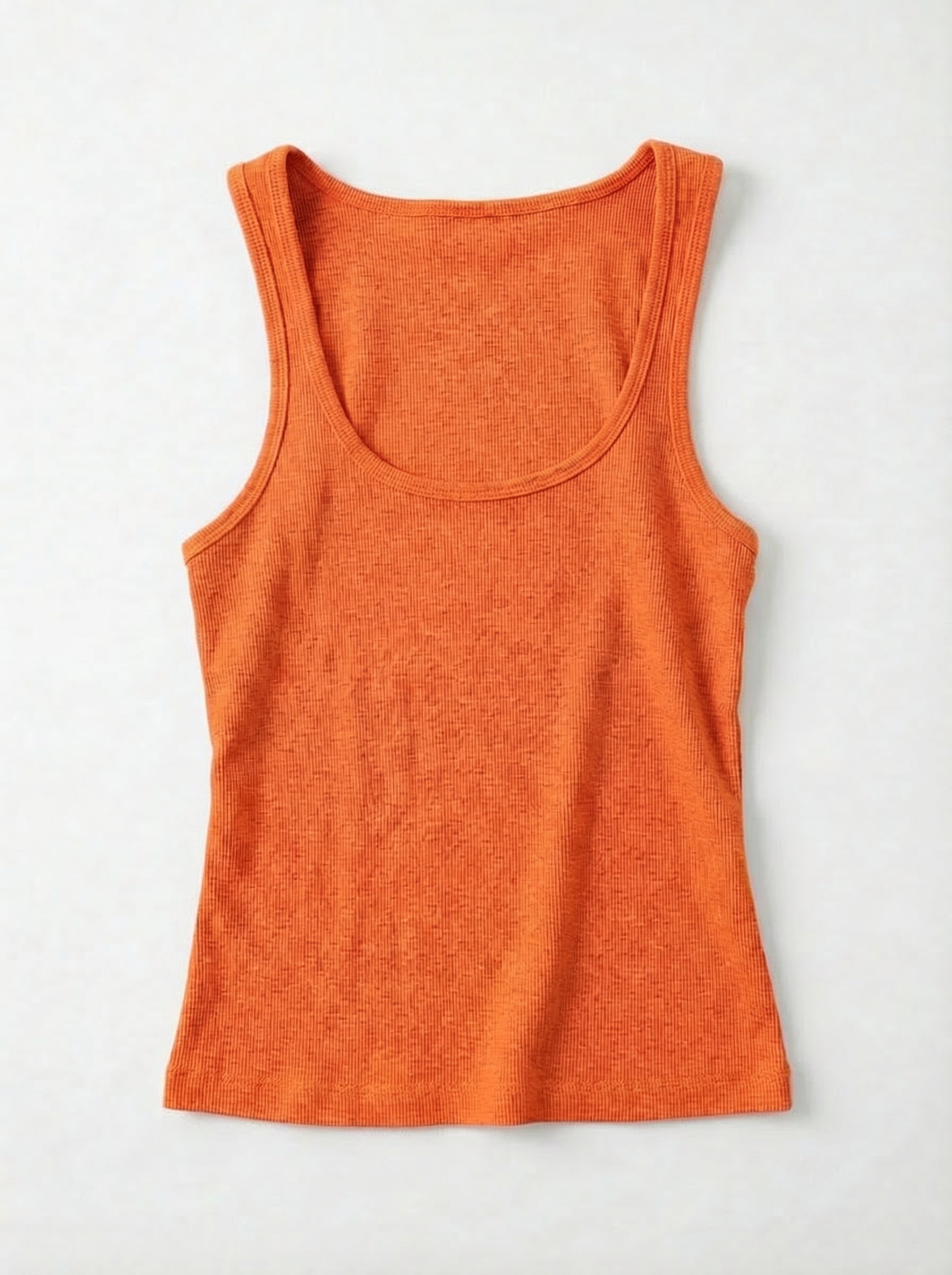 LUNA TANK TOP - ORANGE - Dinvintageshop