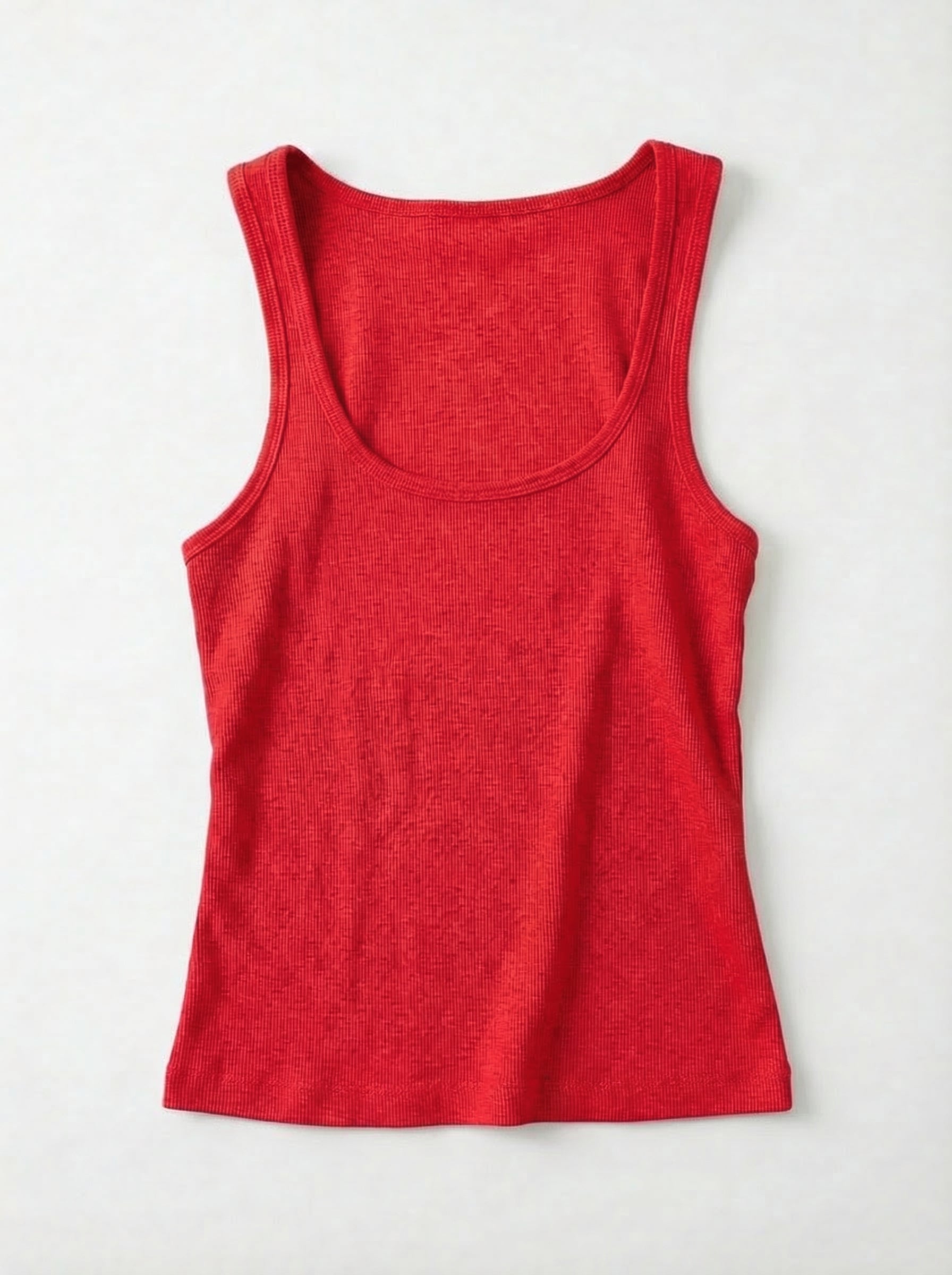 LUNA TANK TOP - RED - Dinvintageshop