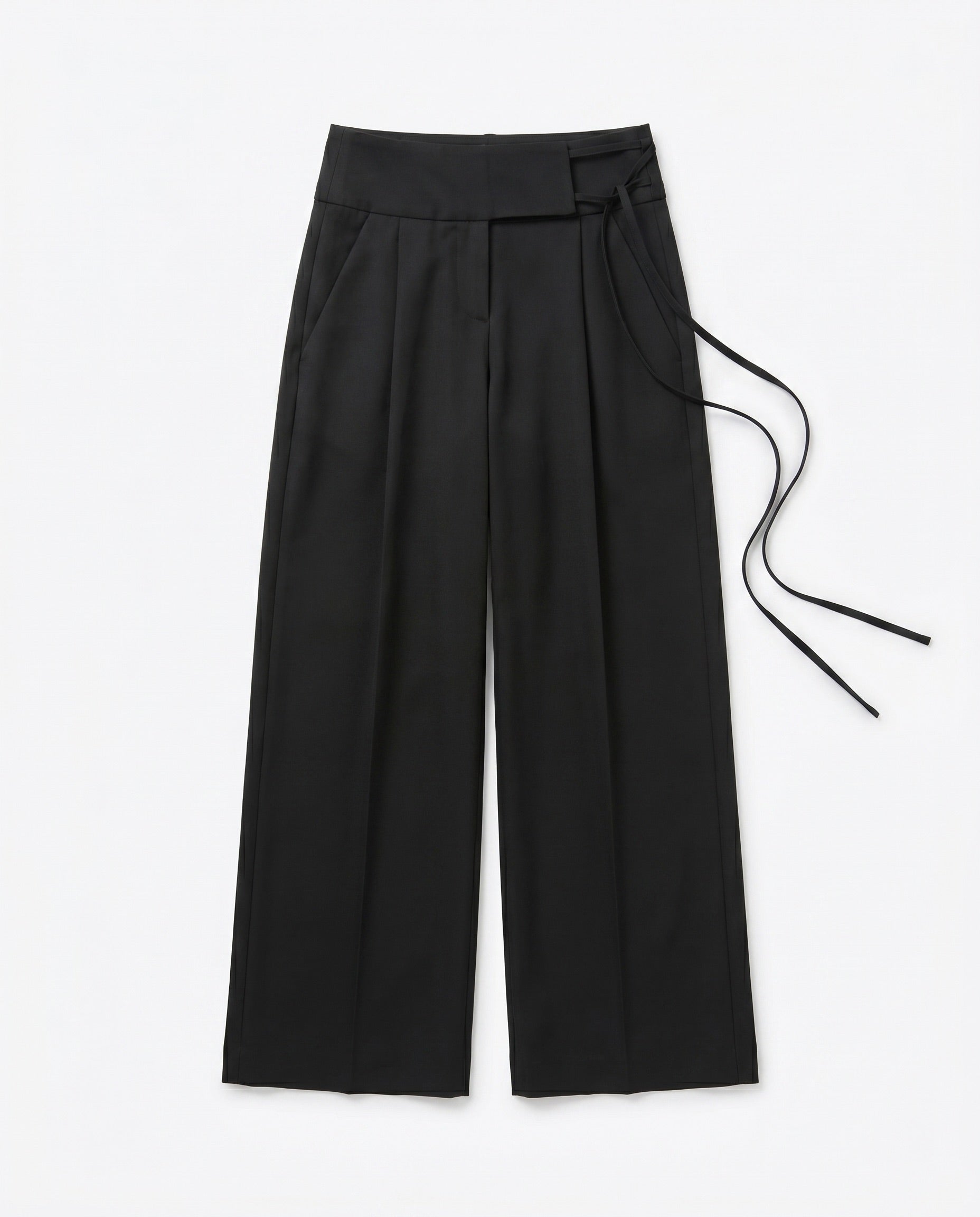 MAIA SUIT PANT - BLACK - Dinvintageshop