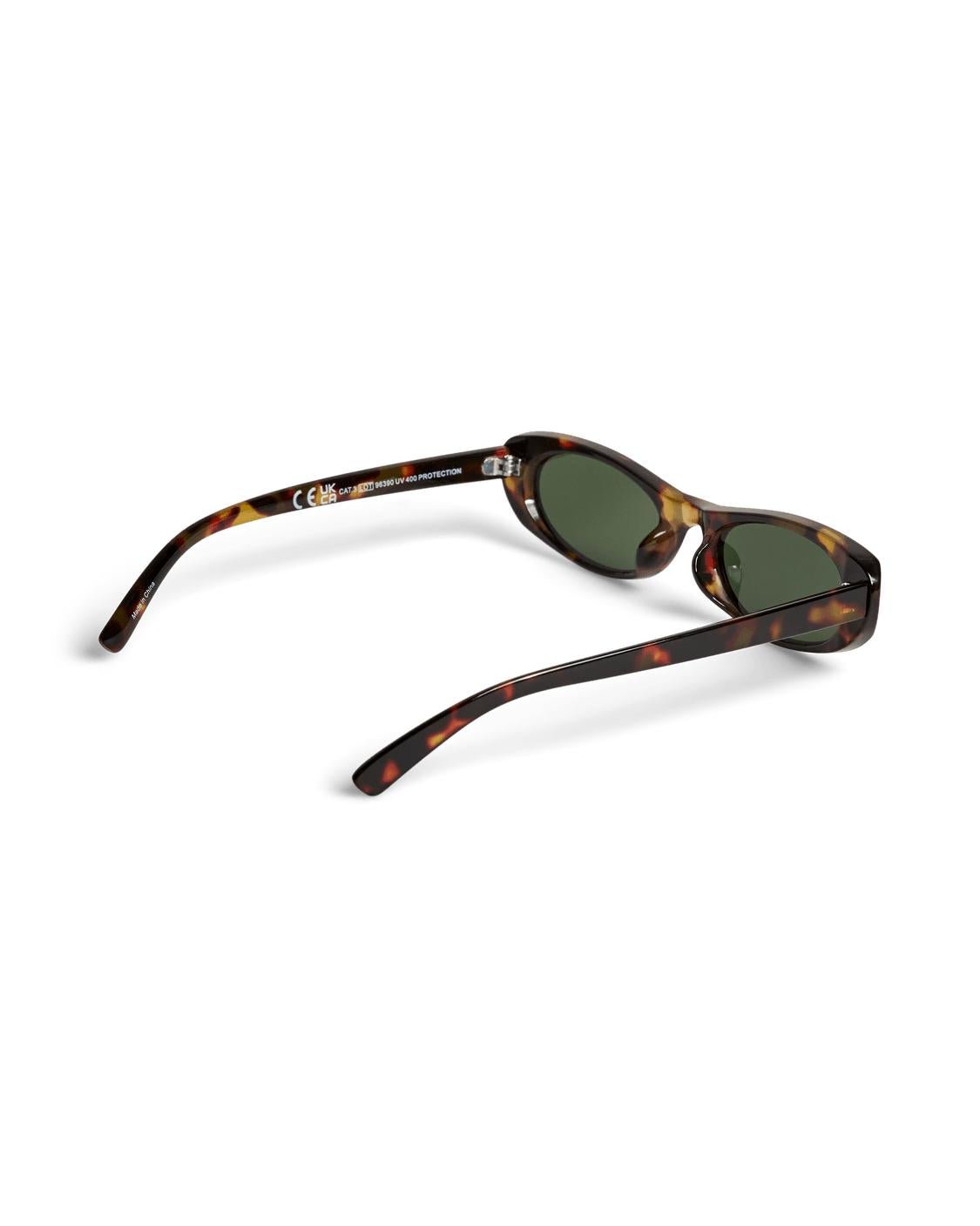 MILANIA SOLBRILLER - TURTLE/GREEN GLASS
