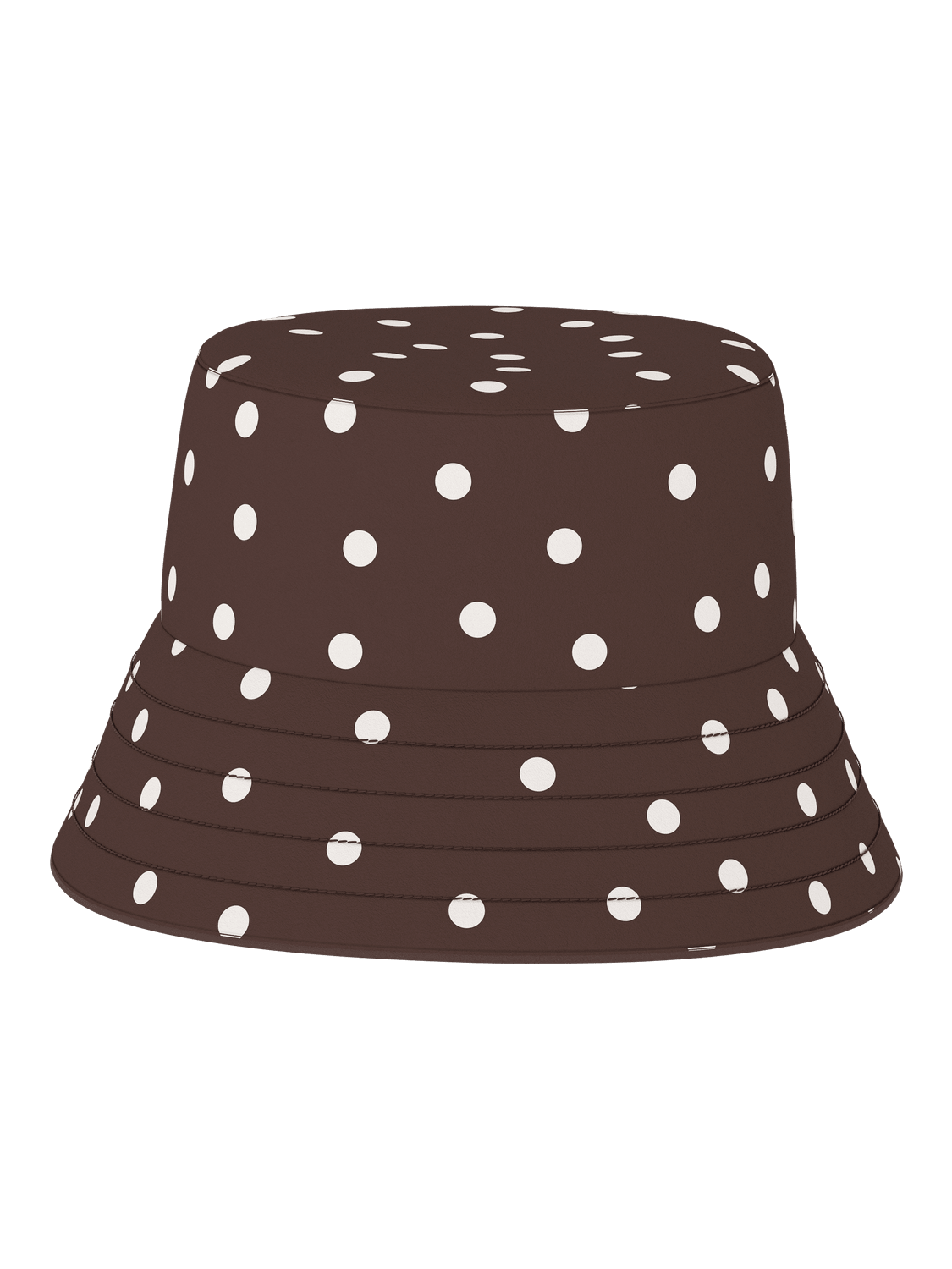 MIRA BUCKET HAT - COFFEE DOT - Dinvintageshop
