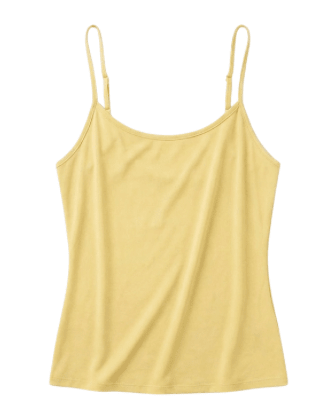 NANNA TANK TOP - YELLOW - Dinvintageshop
